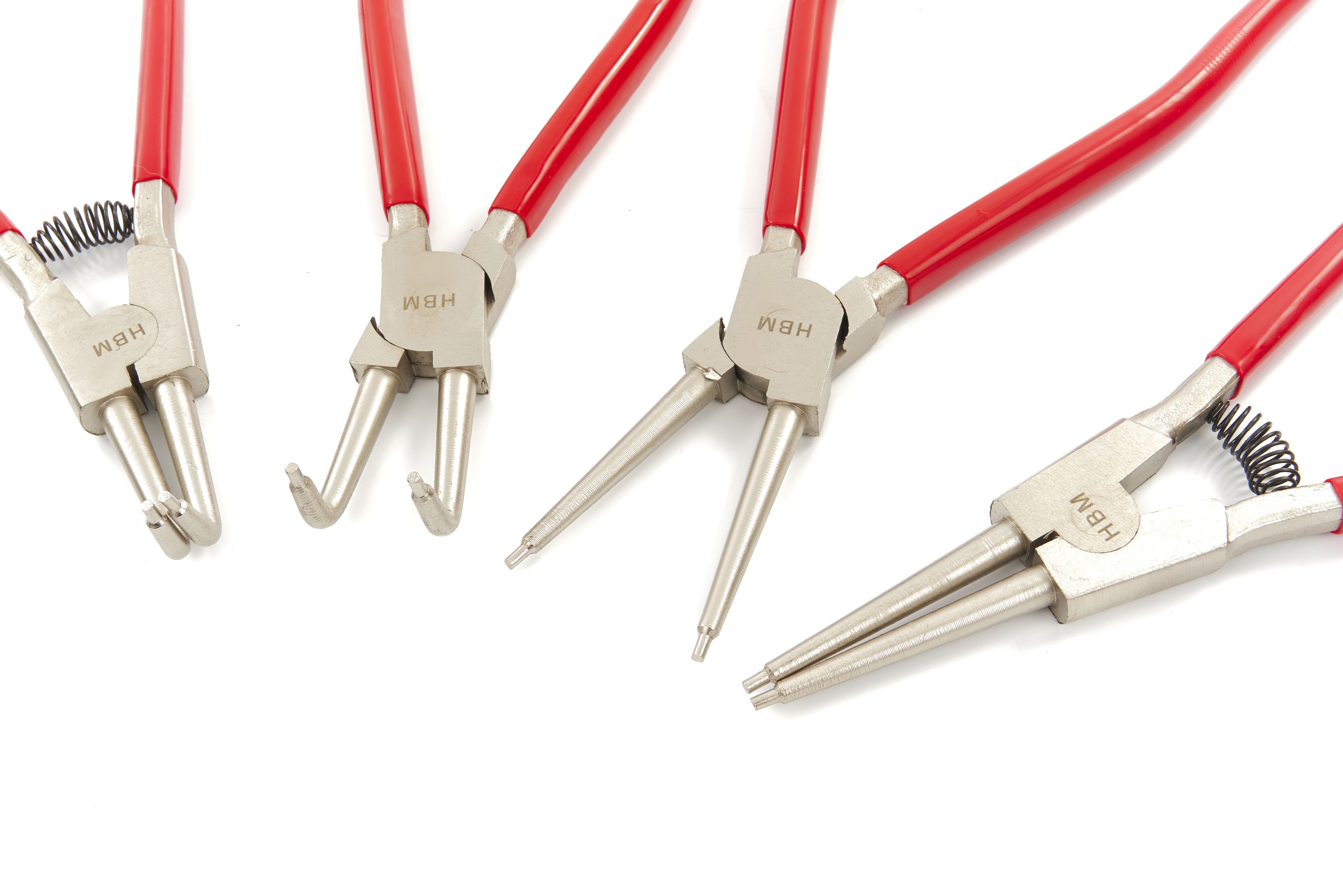 HBM 4 Delige 300 mm Seegerringtangenset, Borgveertangenset Image 2