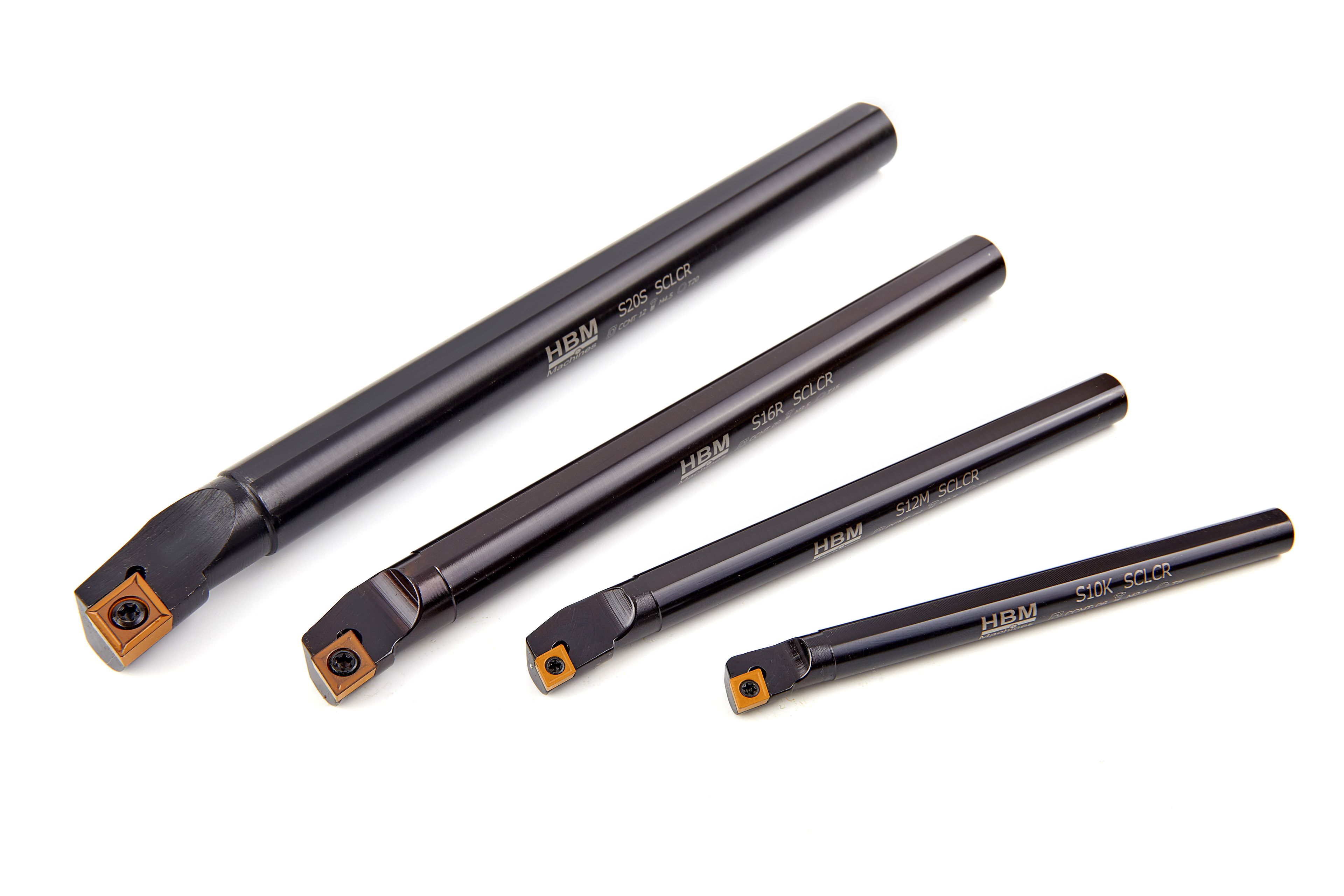 Jeu de ciseaux de tournage intérieur HBM de quatre pièces avec plaquettes HM Image 3