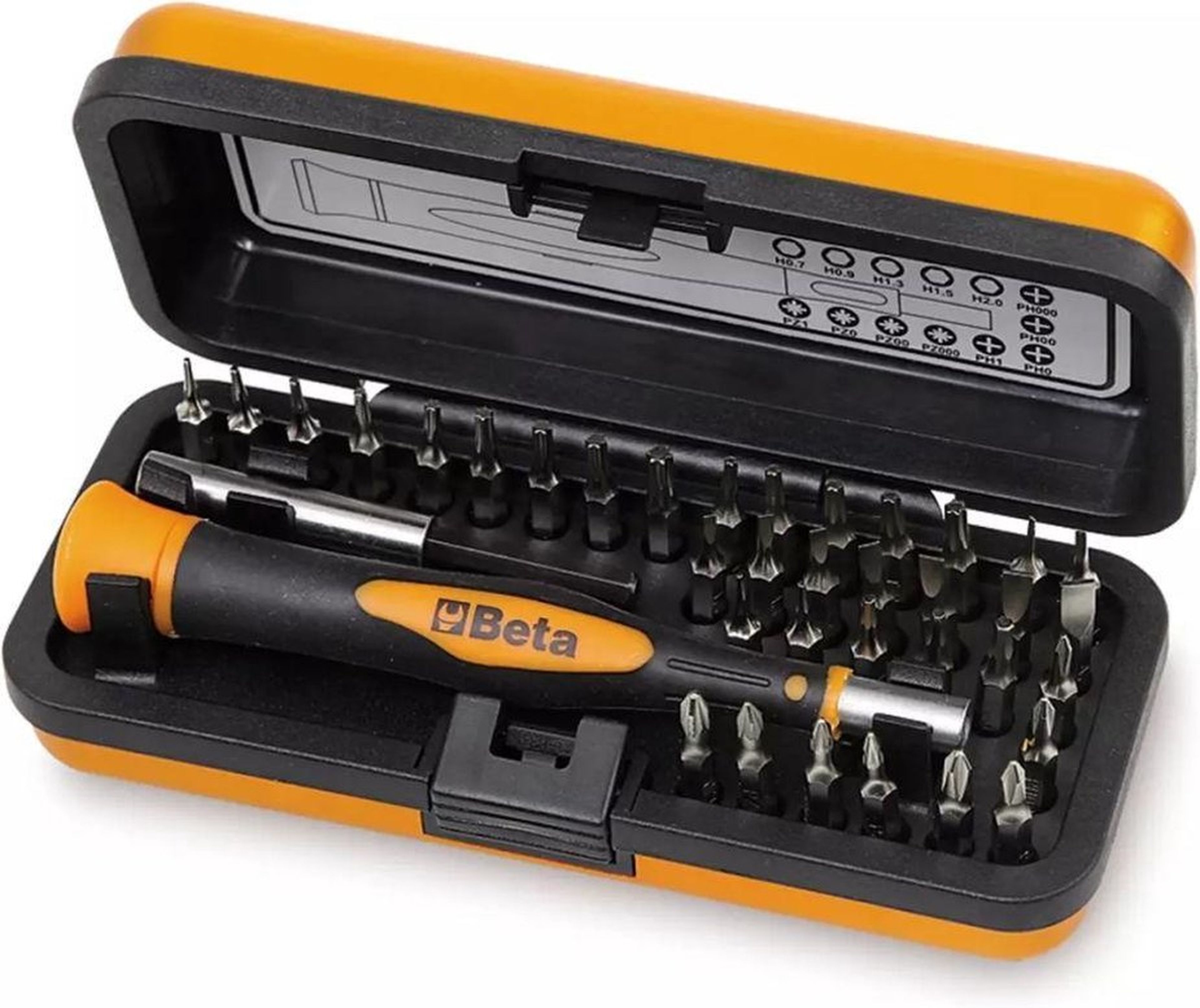 Beta precisieschroevendraaierset 1256/C36-2, 36-delig