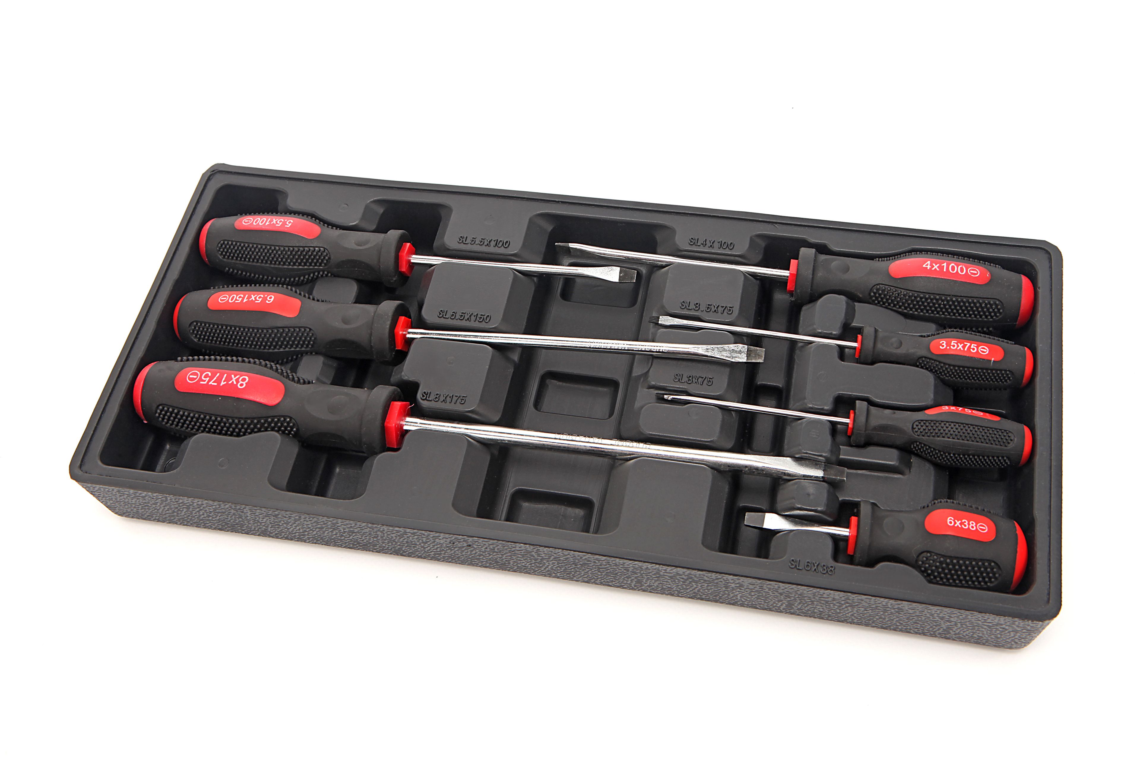 HBM 7 Delige Platte Schroevendraaierset Inlay