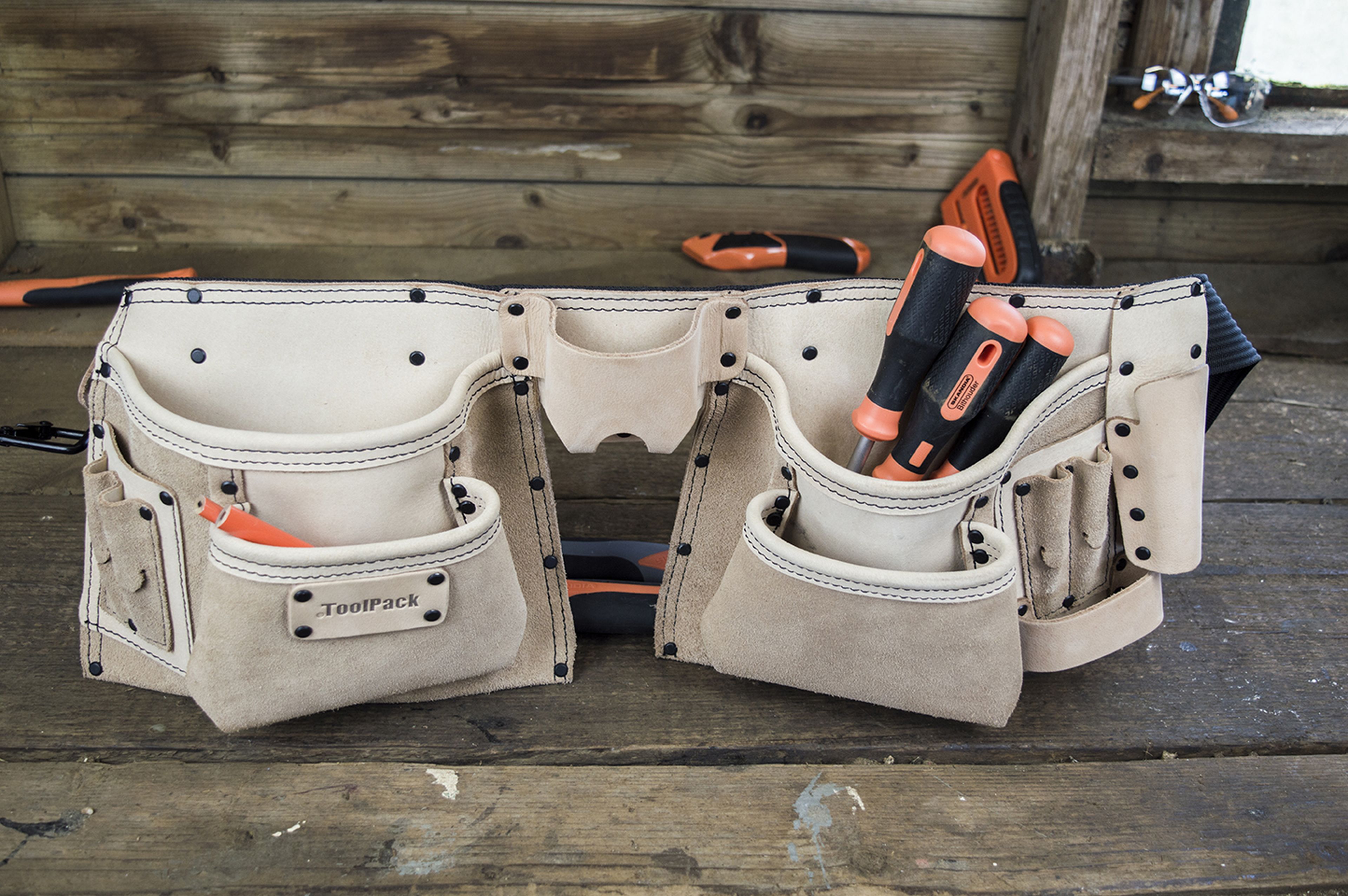 ToolPack Industrie-Werkzeuggürtel Nubukleder Image 4
