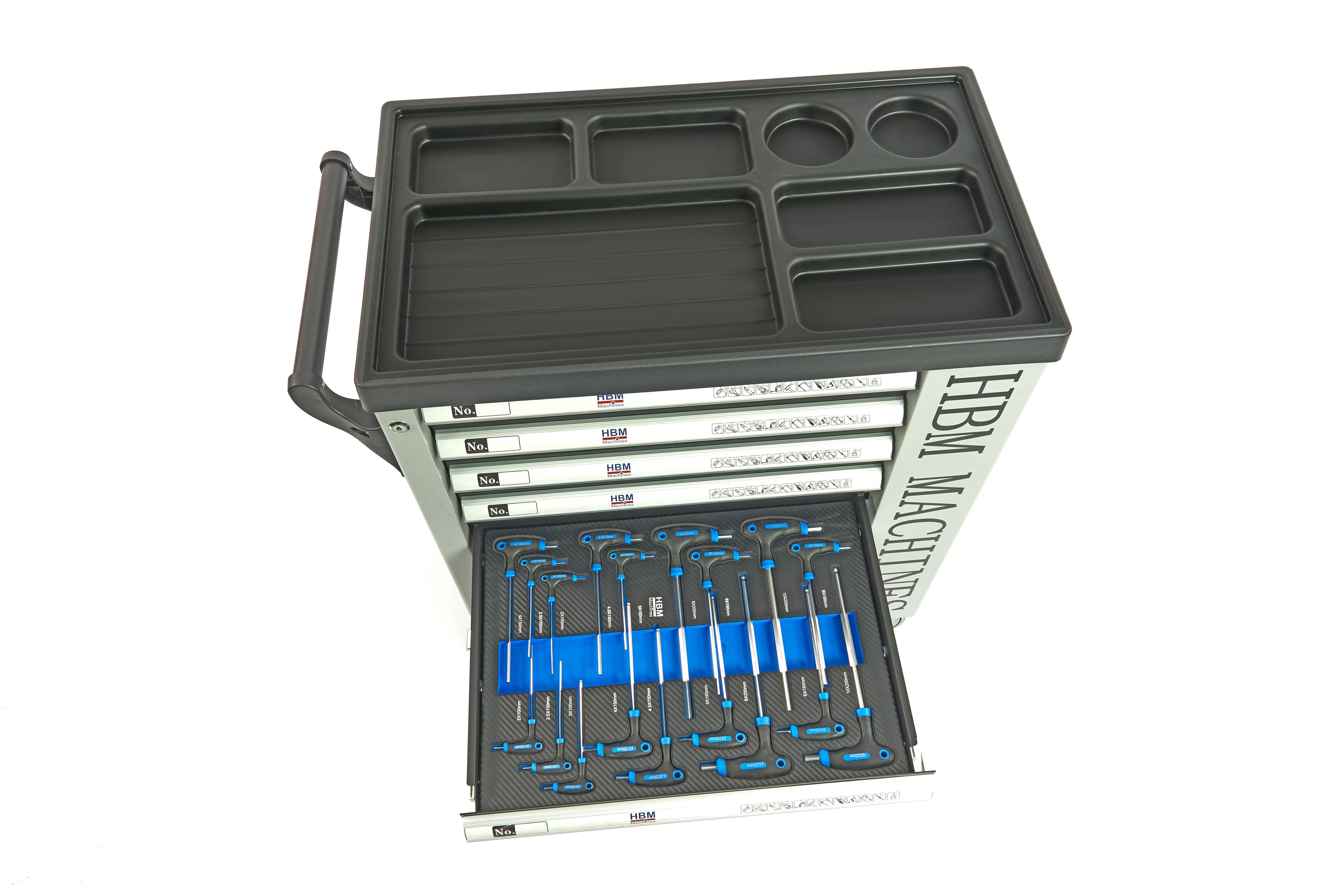 HBM servante à outils garnie 262 pièces, noir Image 21