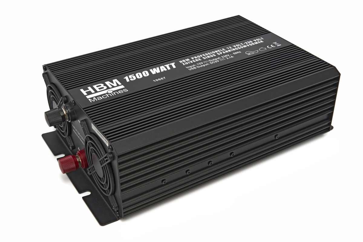 Inversores de tensión de seno puro de 12 V – 230 V HBM Profesionales