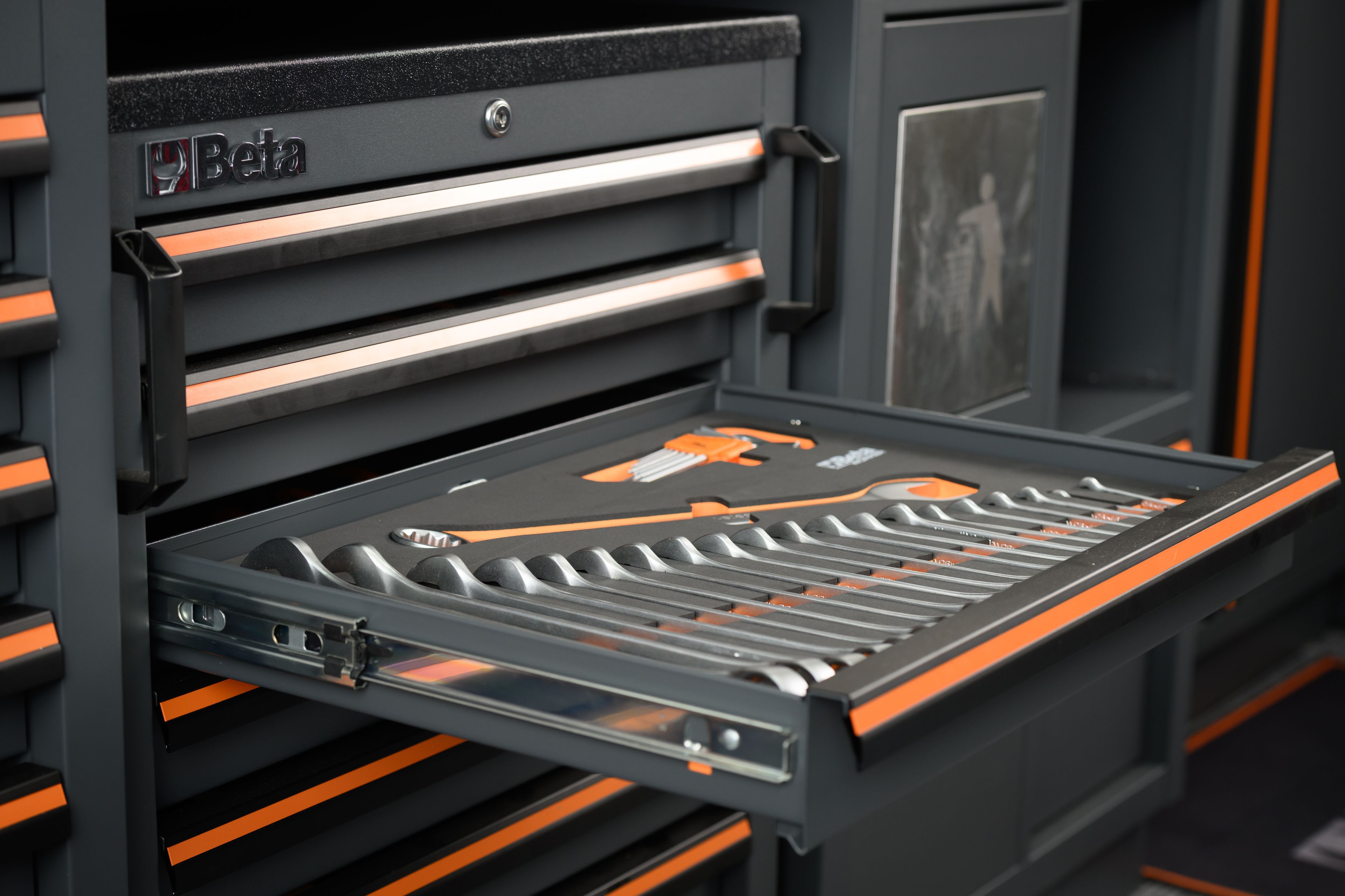 Beta werkplaatssysteem C45PRO 2.0, RVS blad, inclusief 268-delig gereedschapset Image 4
