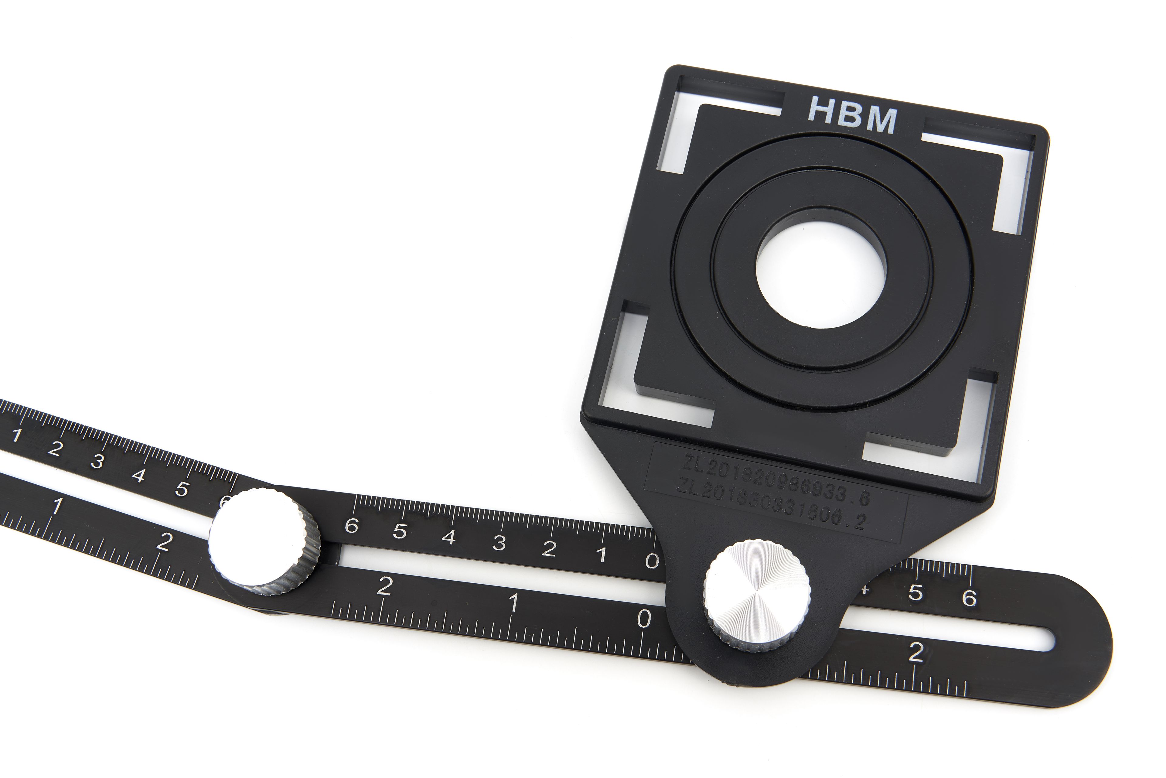 HBM 6 Voudige Multifunctionele Hoek Meter, Universele Hoekmeter Voor Gaten Image 3