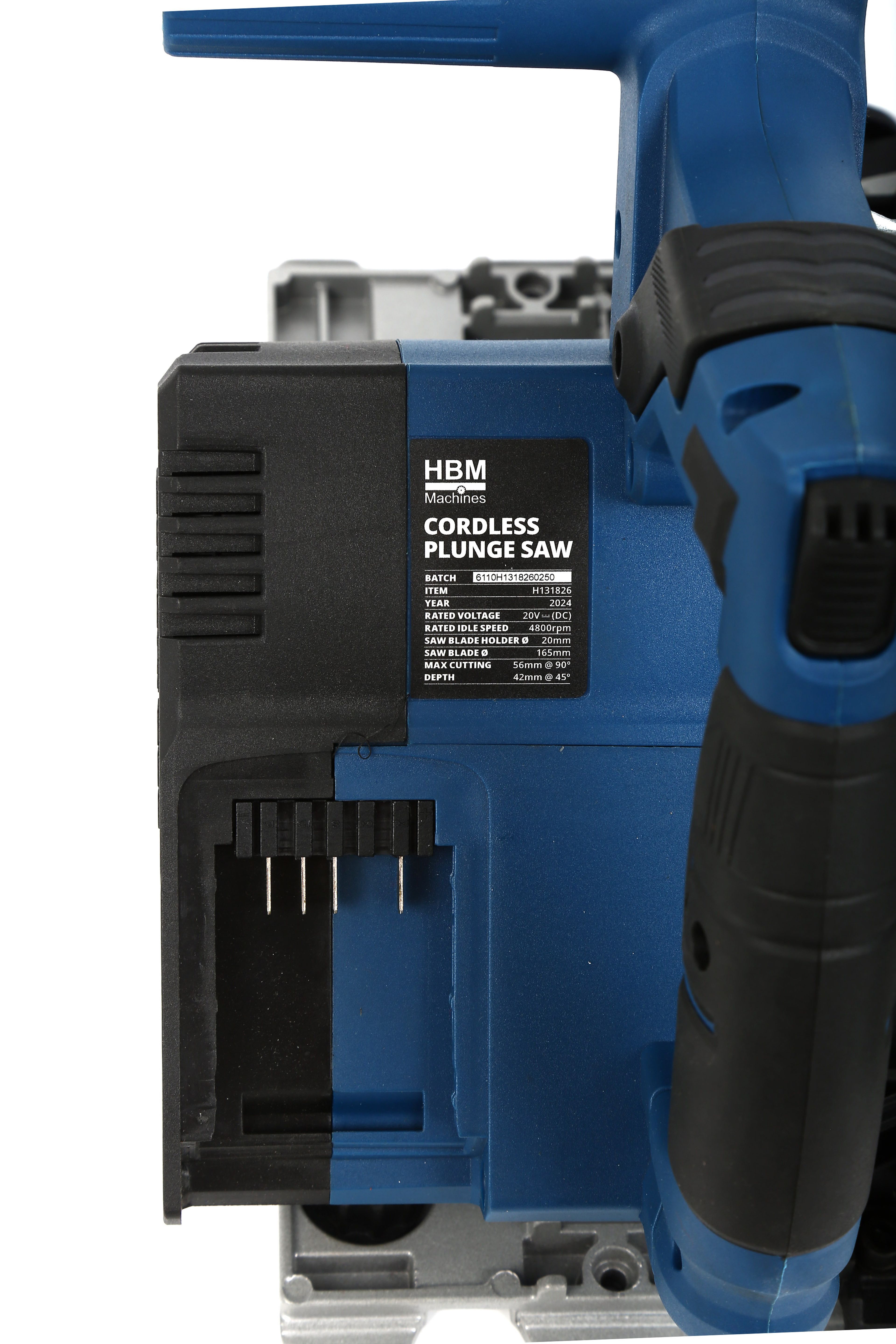 HBM Scie plongeante sans fil scie à ruban 165 mm 20 volts Power20 Image 9