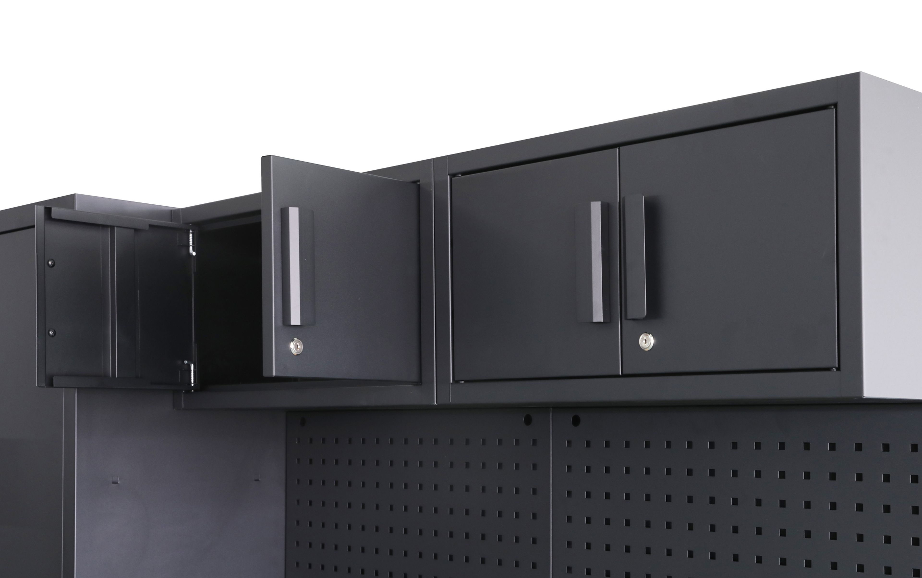 HBM premium werkplaatssysteem, 8-delig, mat zwart Image 10