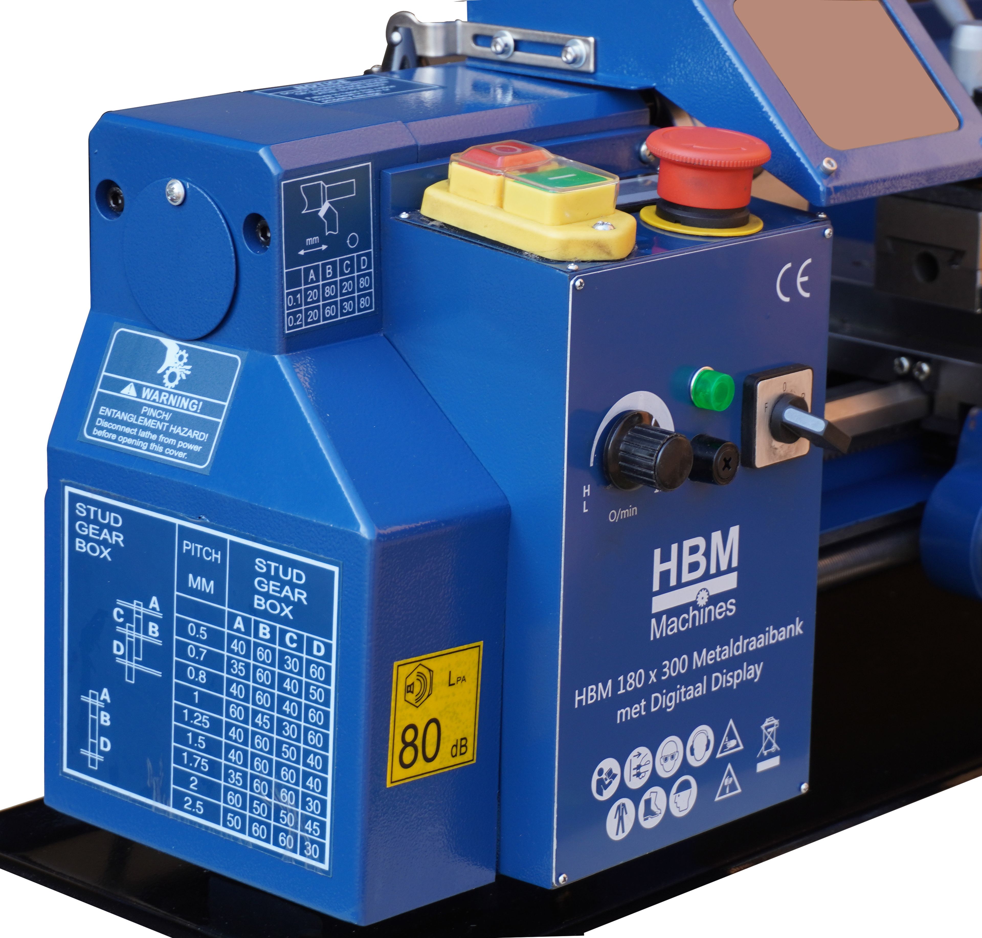 HBM mini torno para metal 180 x 300 Image 5