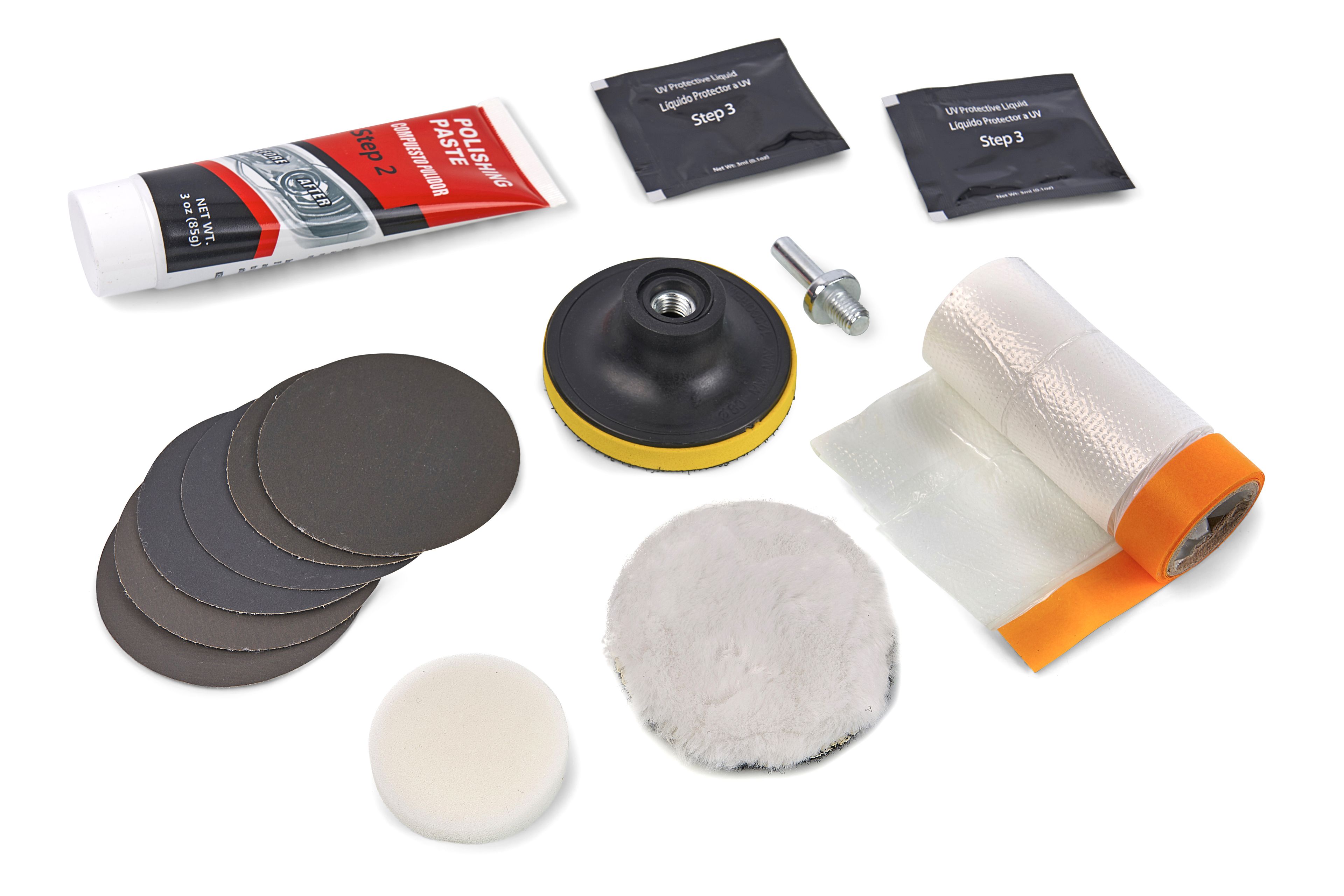 Kit complet de polissage de phares HBM