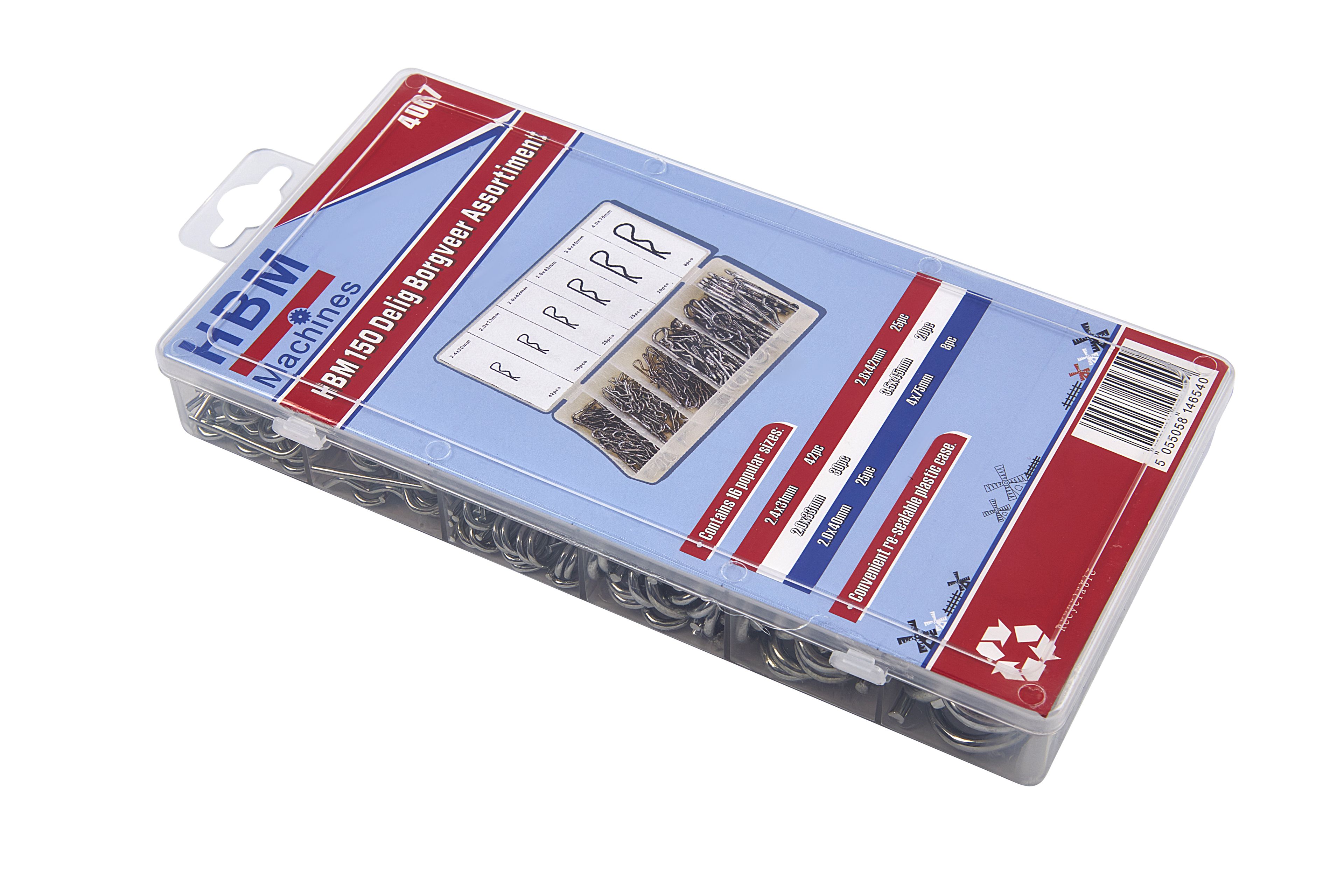 Assortimento di molle di serraggio HBM 150 pezzi Image 3