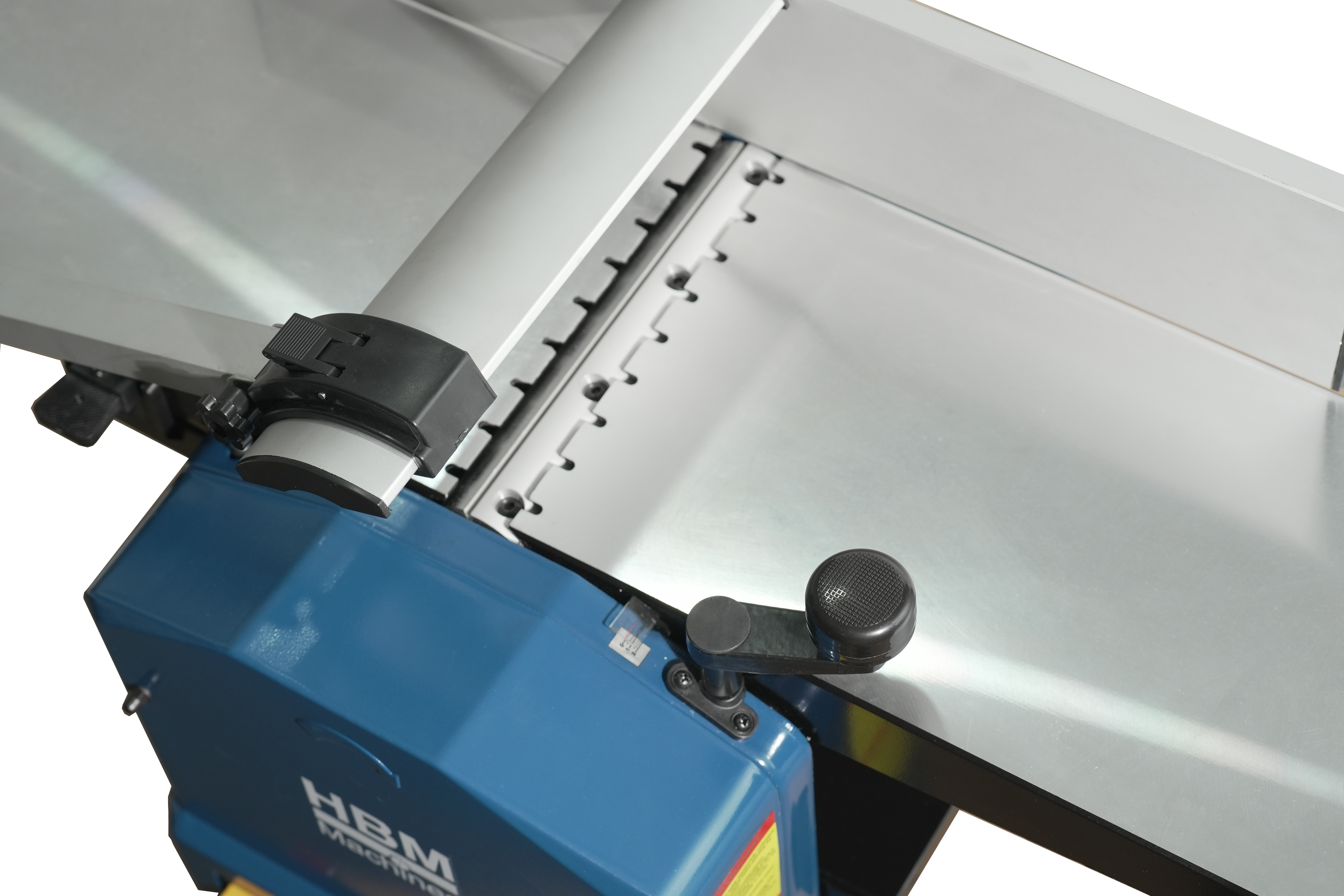 HBM 8 inch vlak- en vandiktebank – 1250W, 200mm werkbreedte, stofafzuiging Image 5