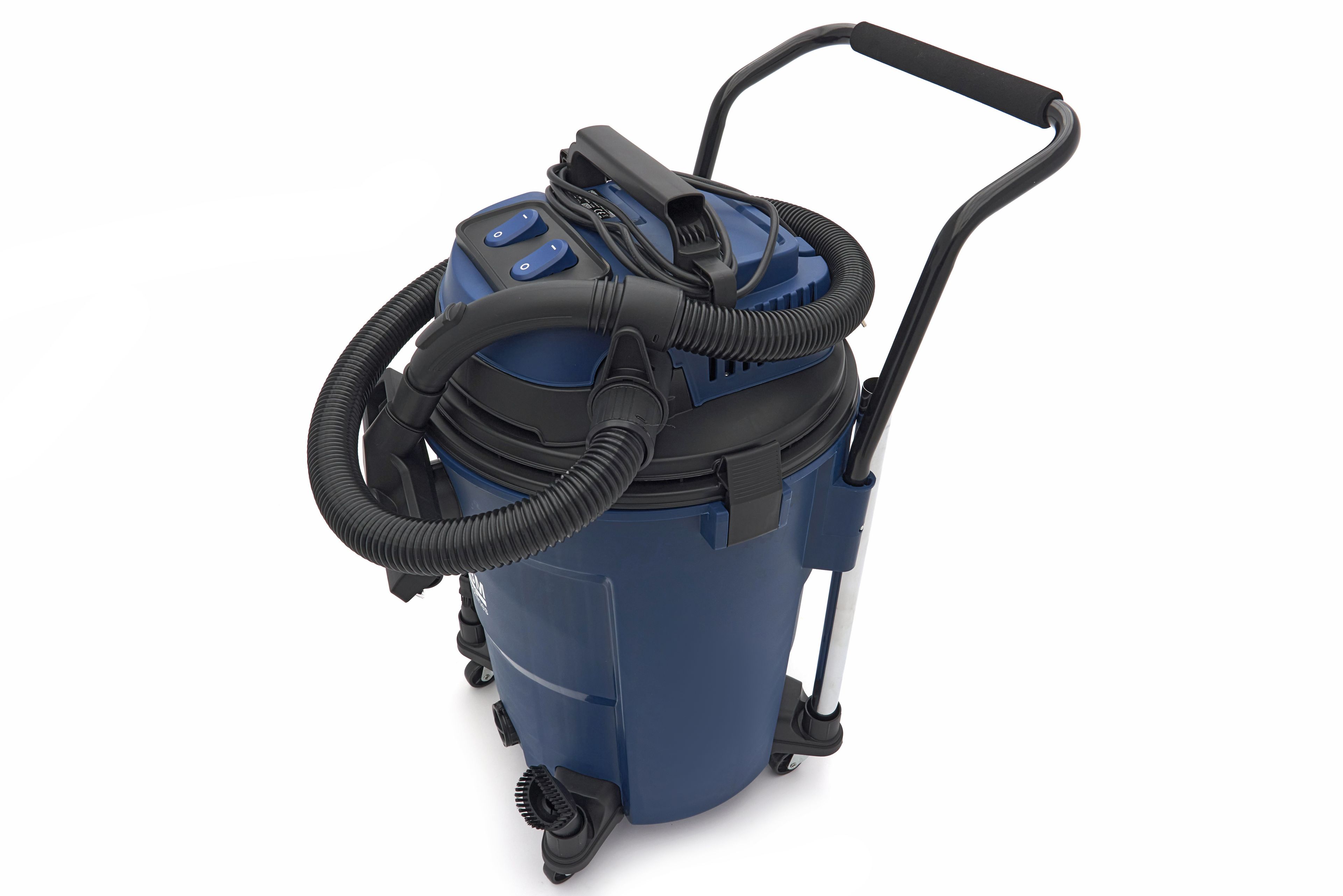 HBM bouwstofzuiger nat/droog PP 2x1200W 60L Image 7