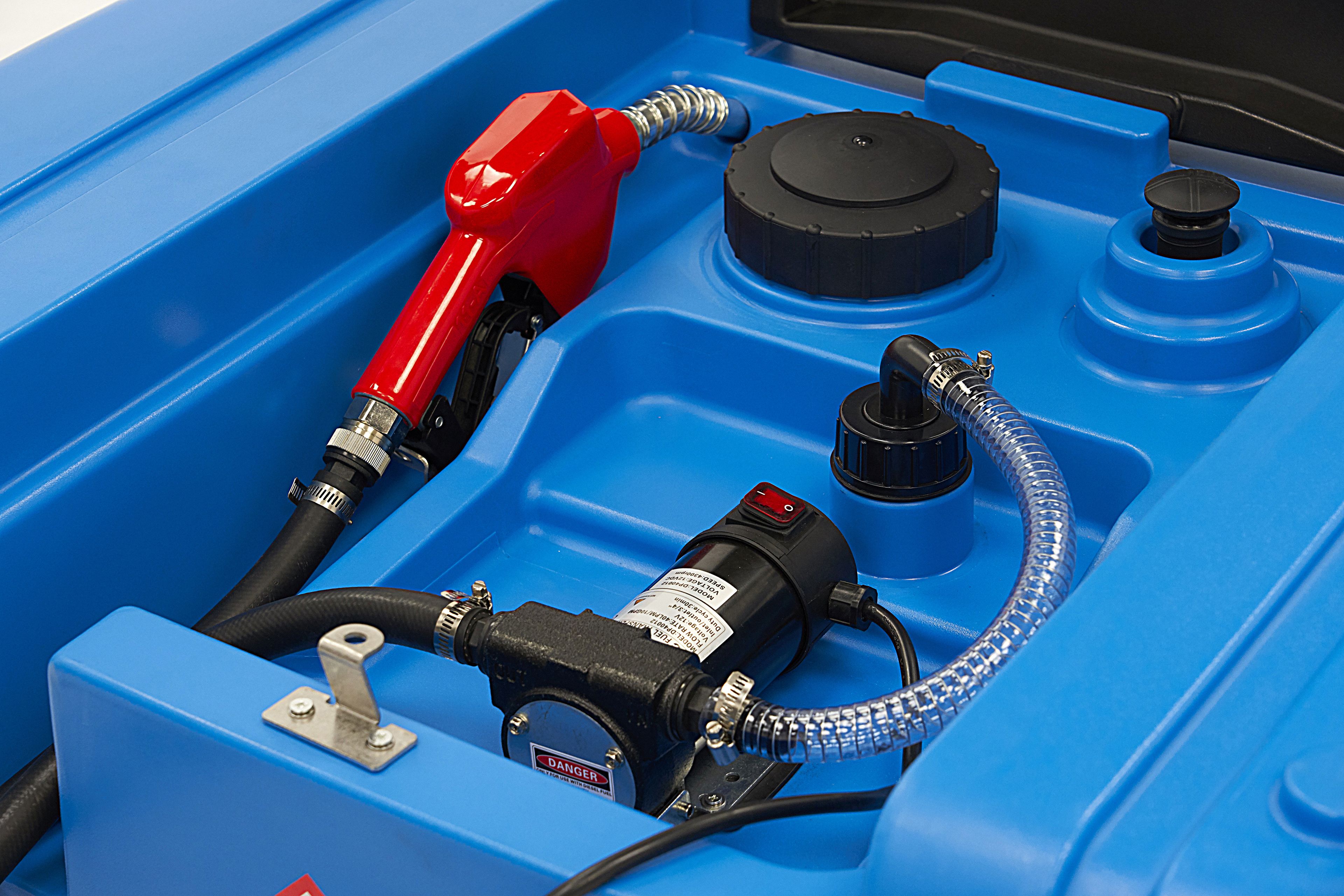 HBM Tanque móvil de diesel móvil de plástico de 12 voltios y 200 litros Image 4