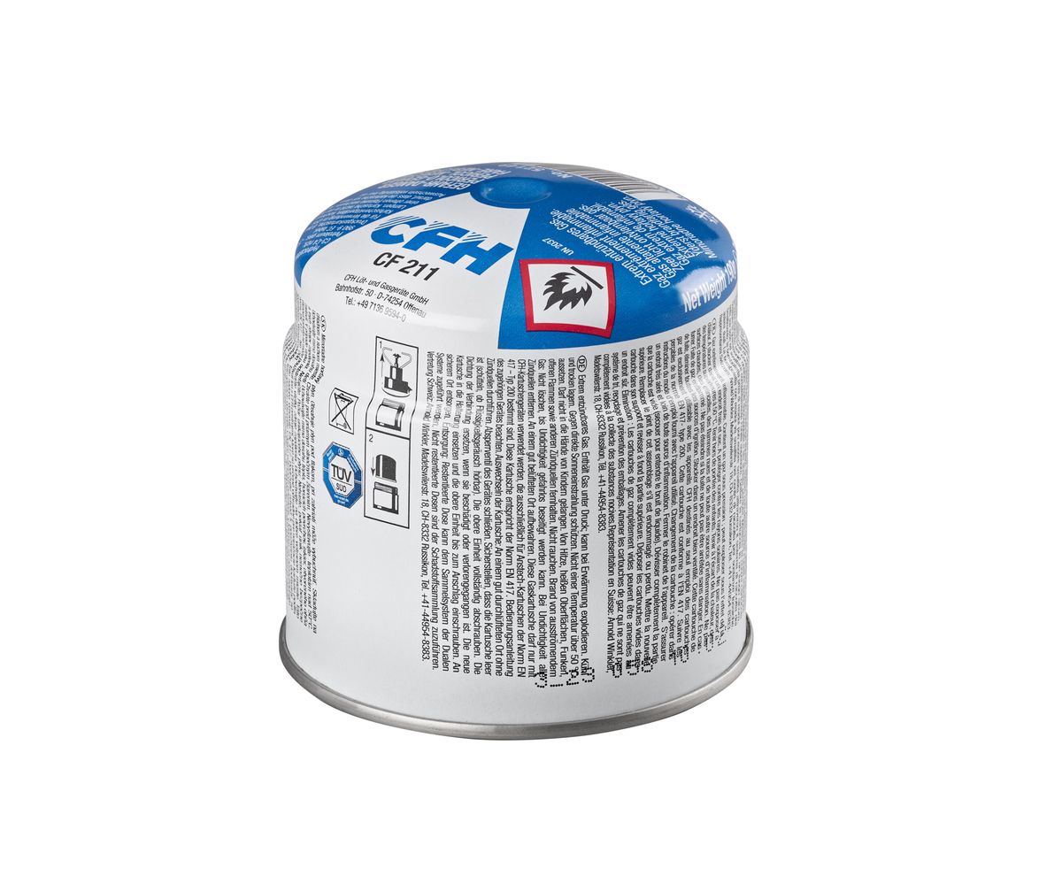Cartouche de gaz butane perçable CFH 190 grammes