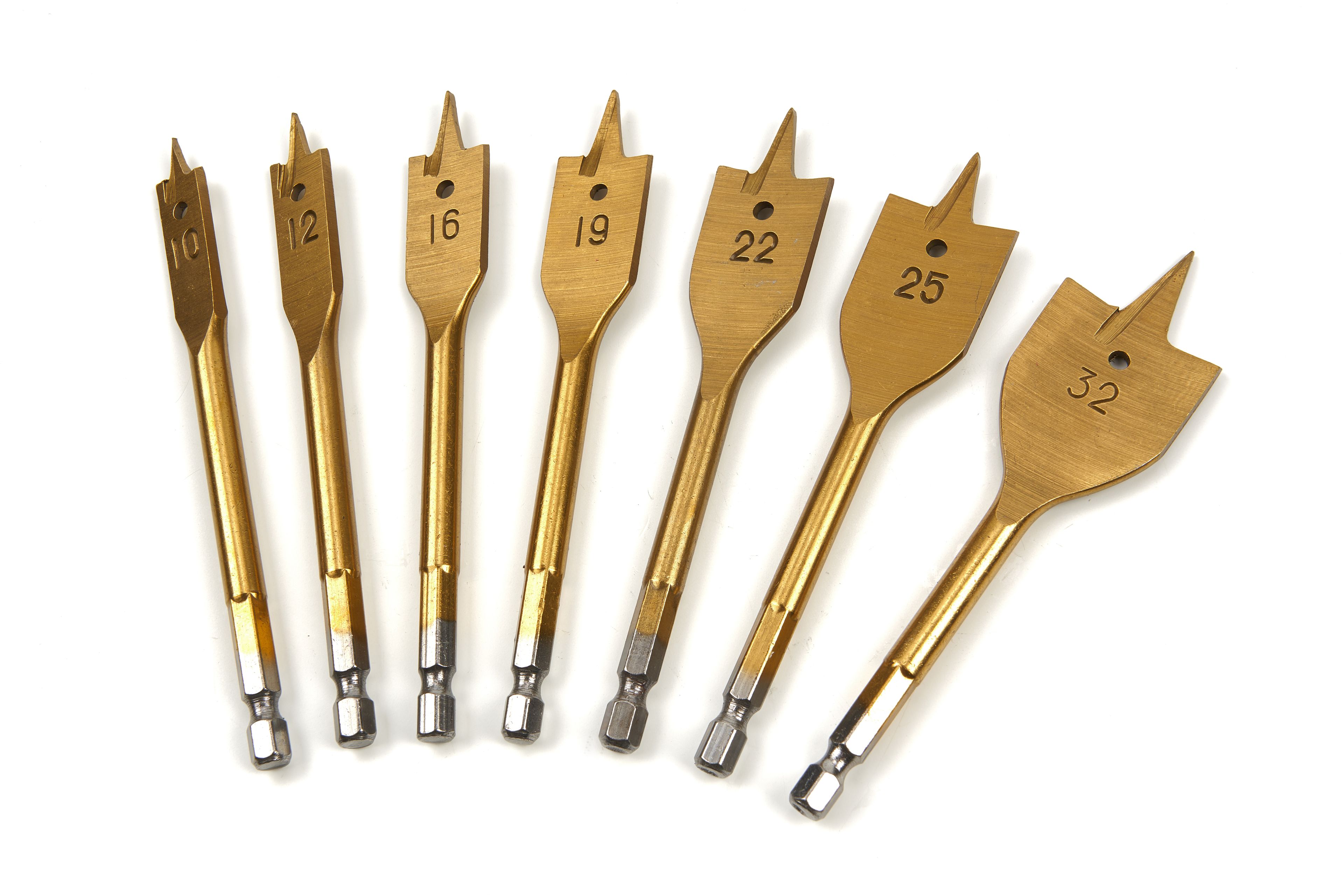 Juego de brocas de velocidad HBM de 7 piezas de 10 - 32 mm Image 3