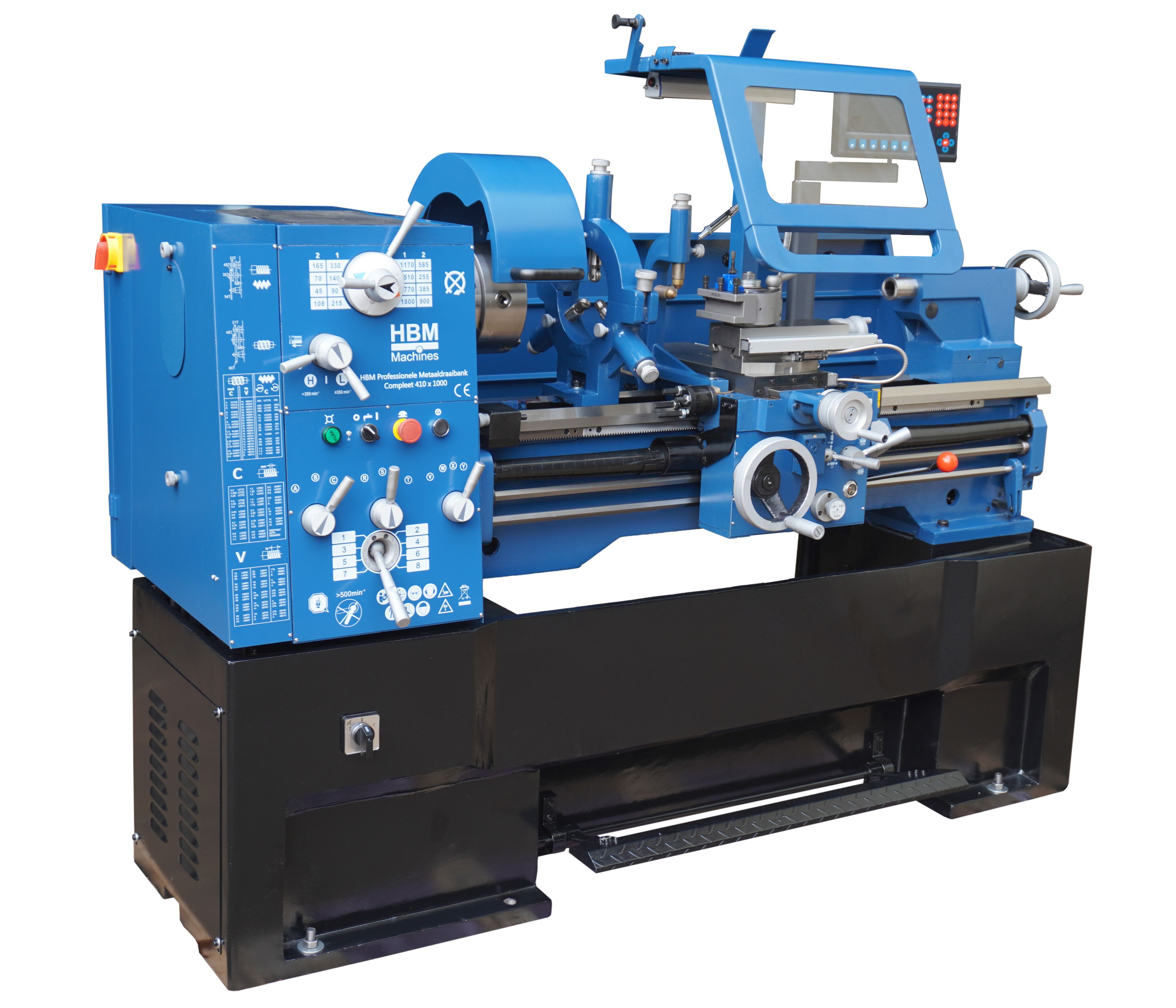 HBM tornio per metallo 410 x 1500 DRO 400 Volt Image 2