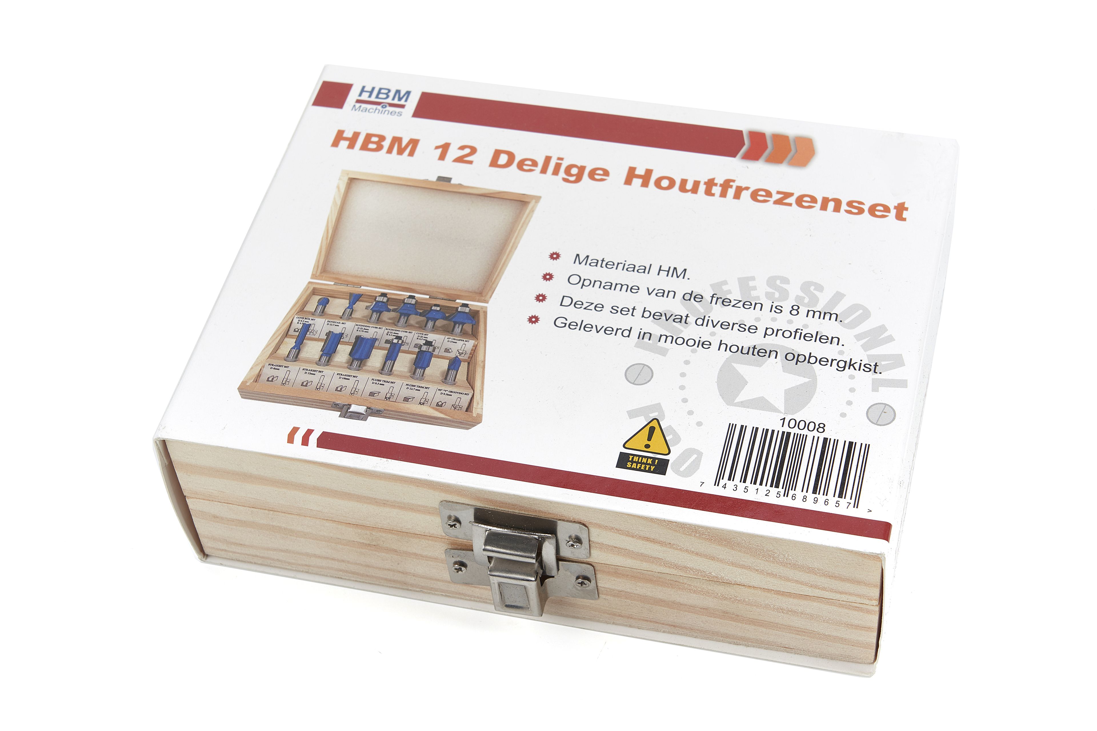 HBM 12 Delige Houtfrezenset Image 5