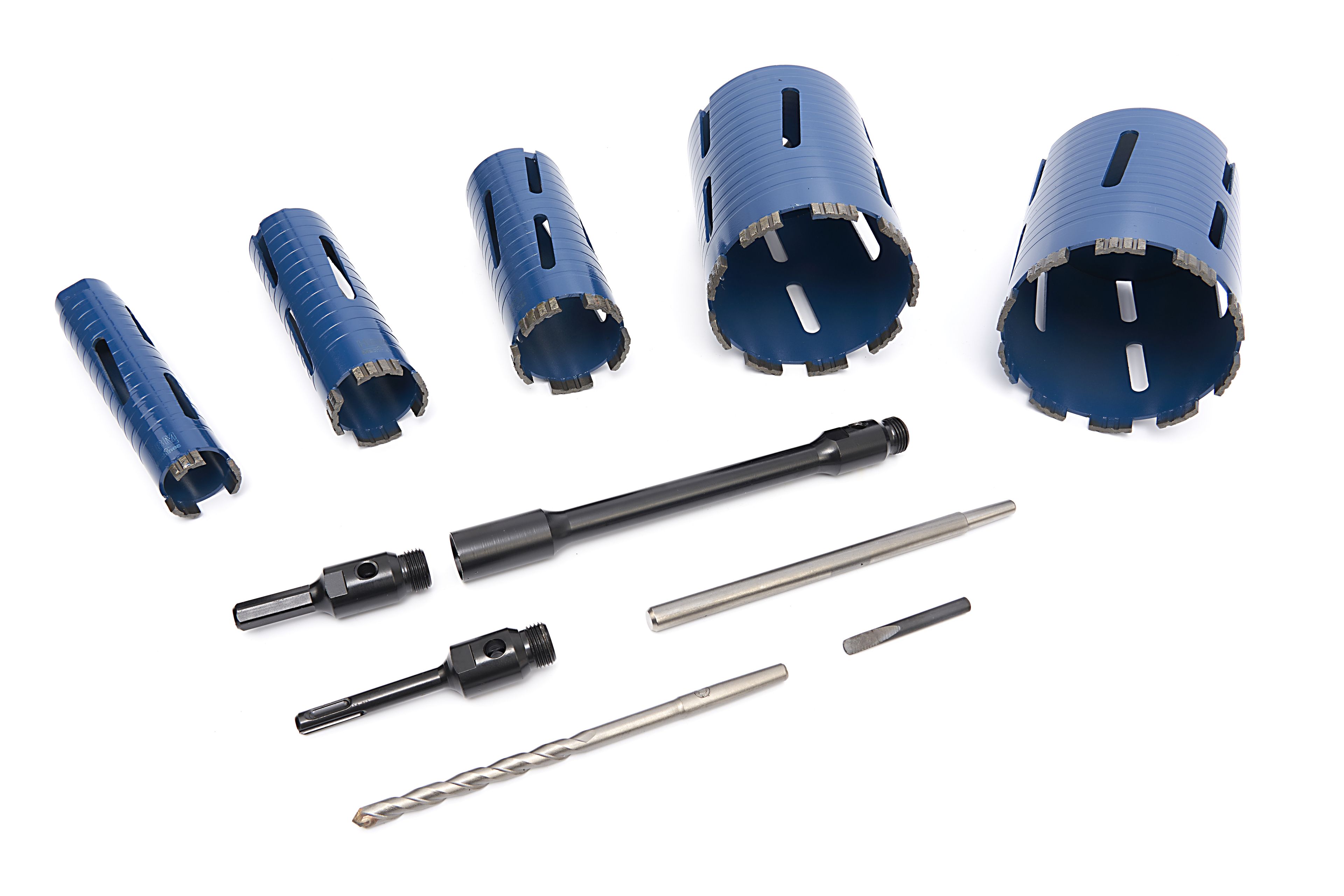 HBM coffret de forets diamantés 38 / 52 / 65 / 117 / 127 mm 11 pièces Image 4