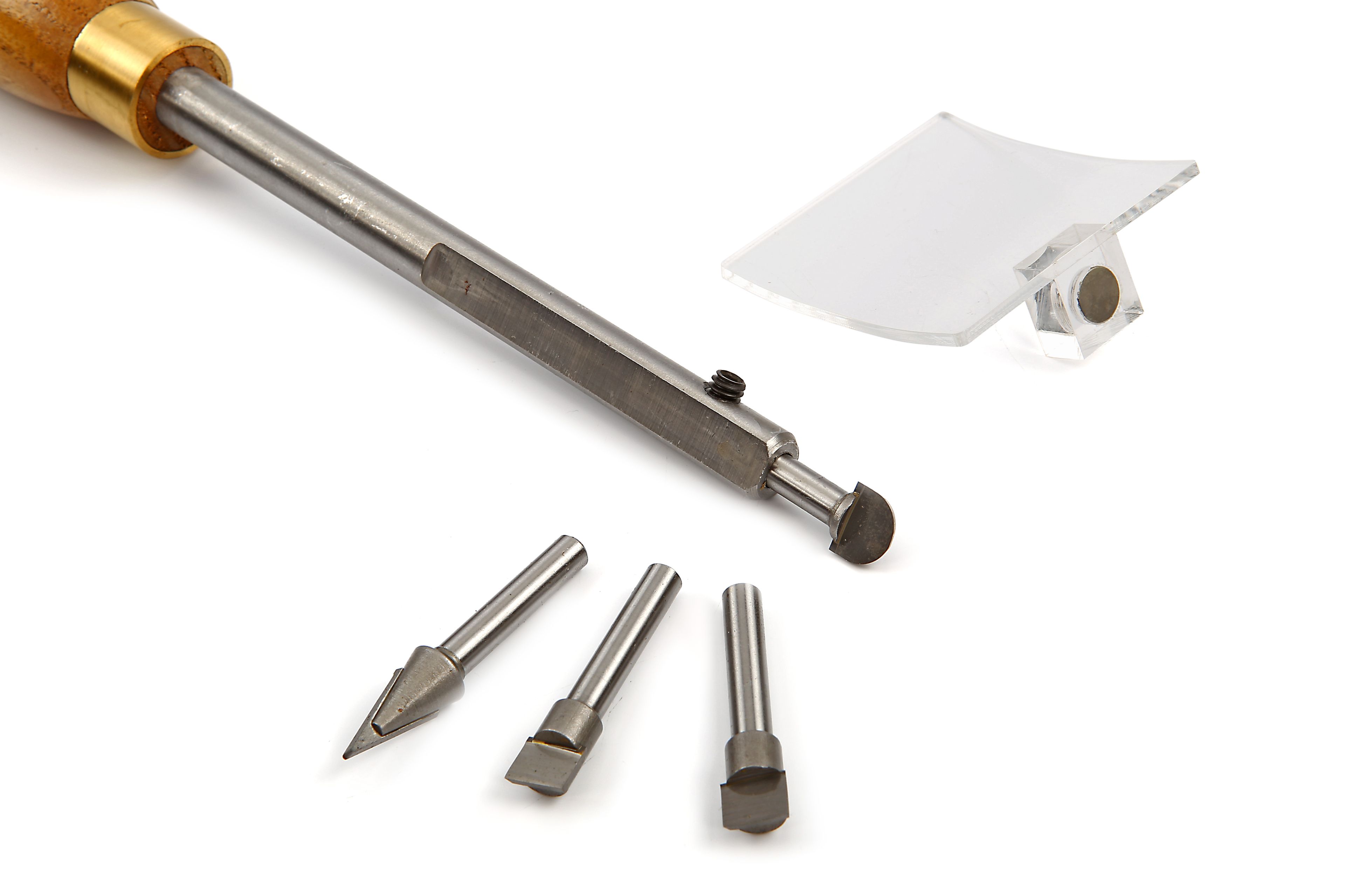 HBM ciseau pour tournage de bois avec quatre pointes différentes HM Image 2