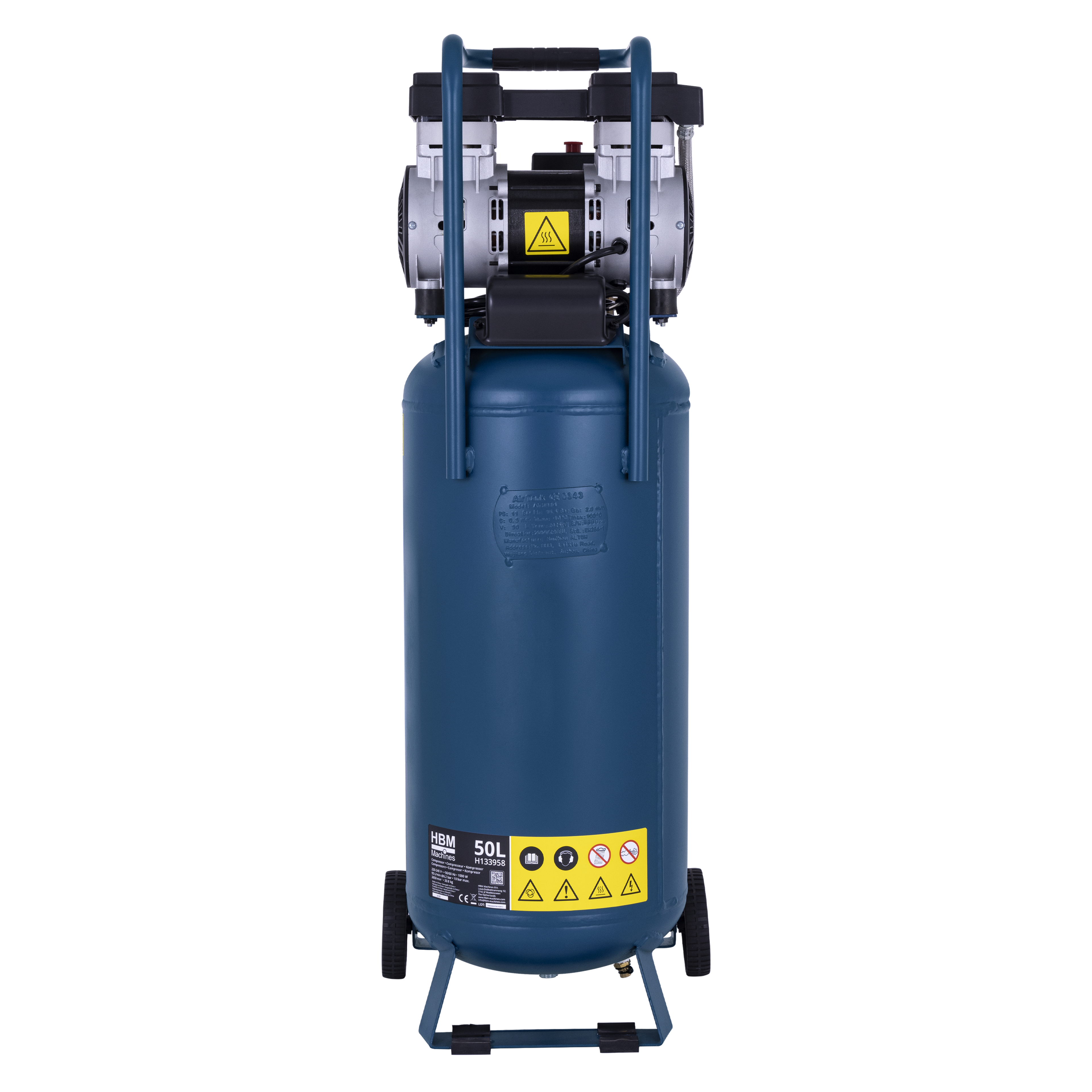 Compresseur professionnel à faible bruit HBM 50 litres Image 6