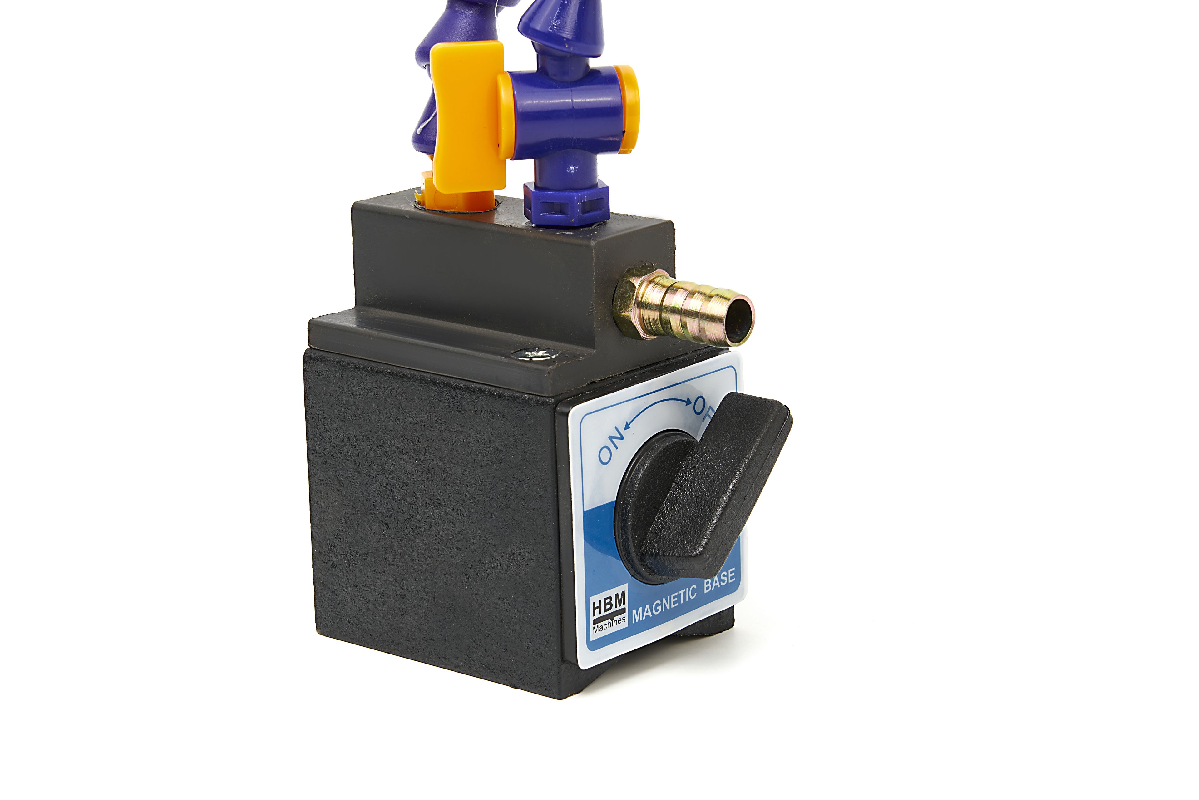 HBM Base magnétique avec 2 x 300 mm. Bras de refroidissement avec robinet Image 3