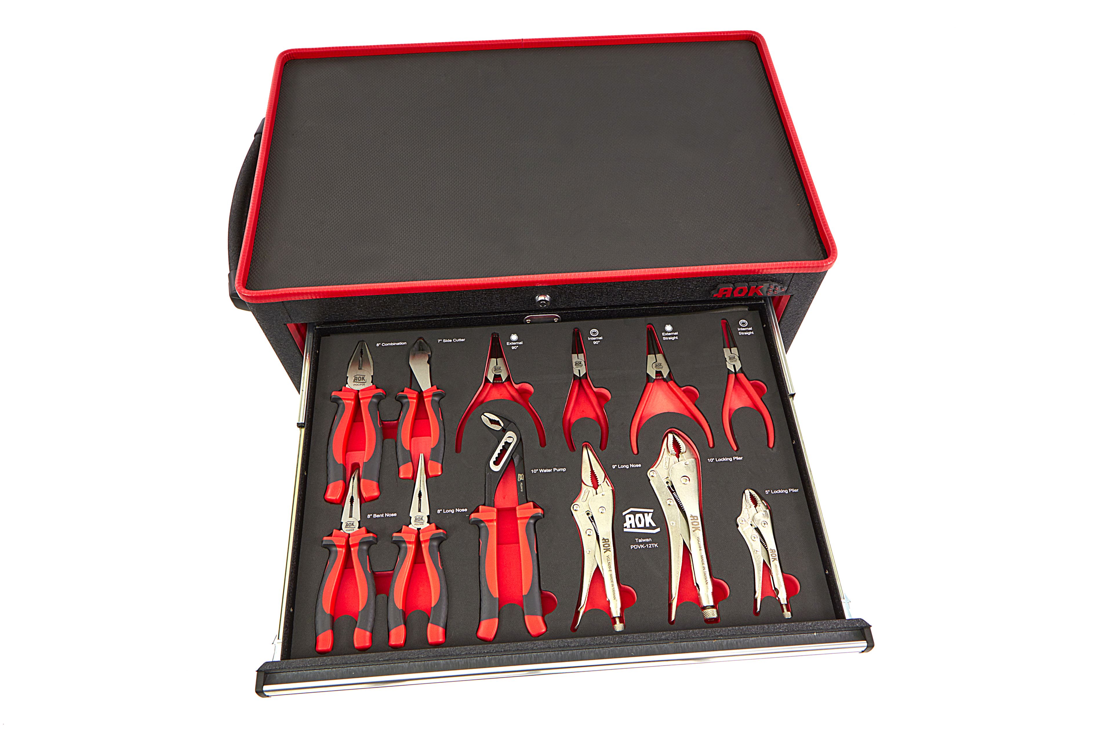 AOK Professionele Gevulde Gereedschapswagen - 249 Delig Image 8