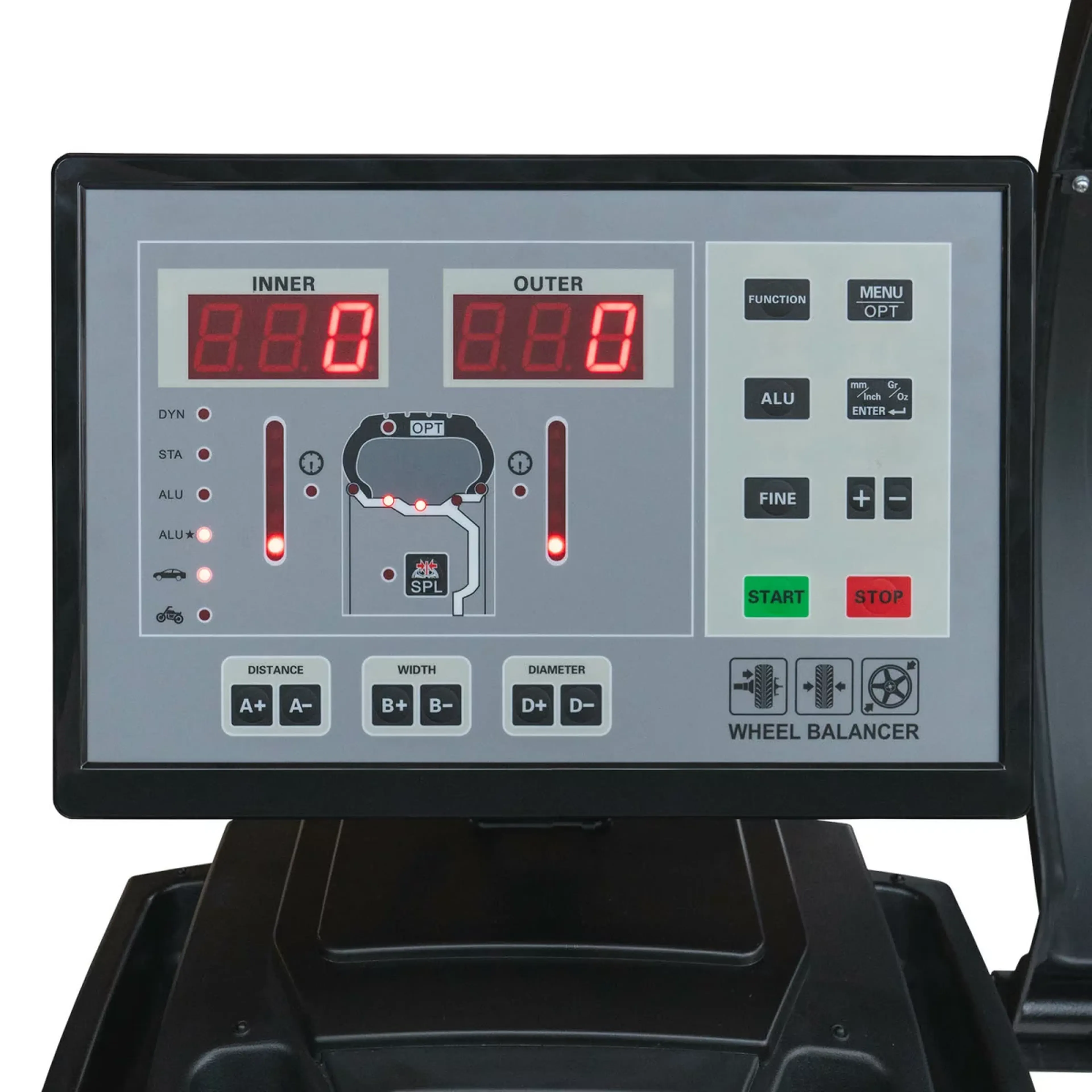 Weber Expert Series Professionele Banden Balanceermachine XL 3D Voor Auto's en Bestelwagens Image 3