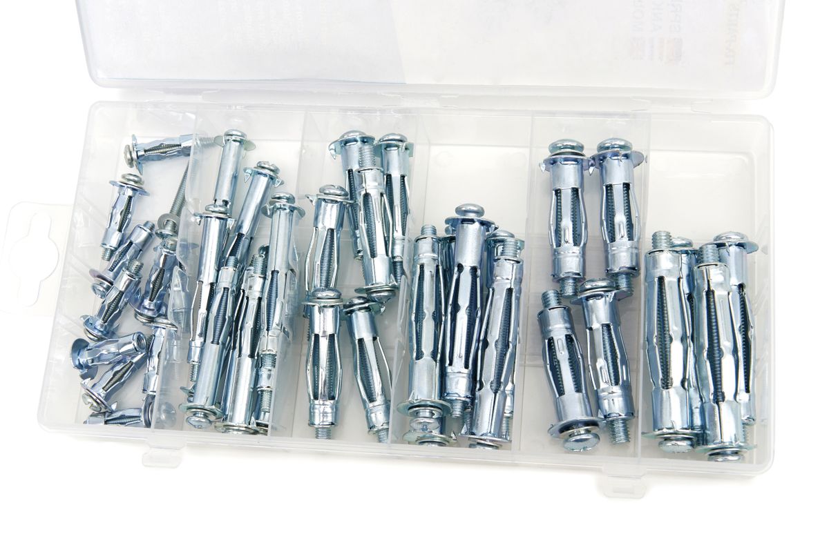HBM 40 Piezas de Tapones de Anclaje, Conjunto de Tapones para Pared Hueca