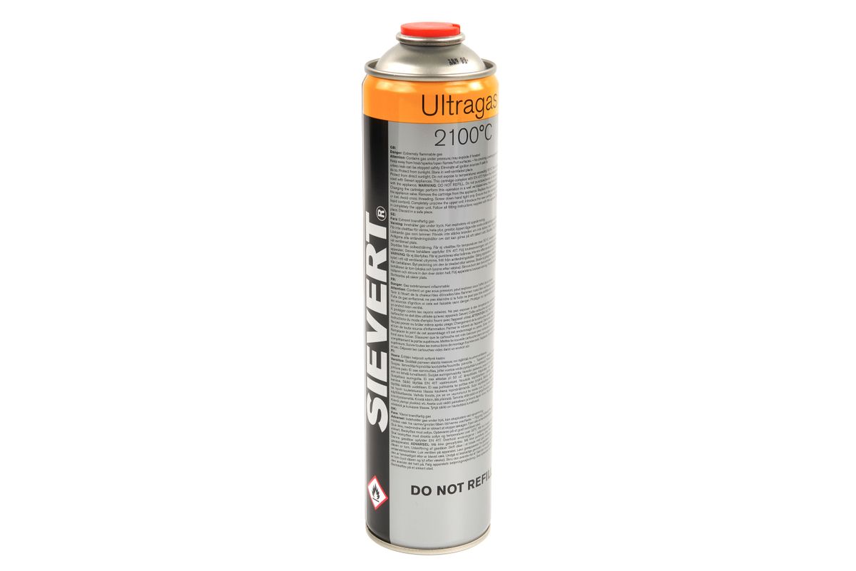 Sievert 220583 Gaskartusche Ultra Gas EU (7/16 inch) 210G - 380ml