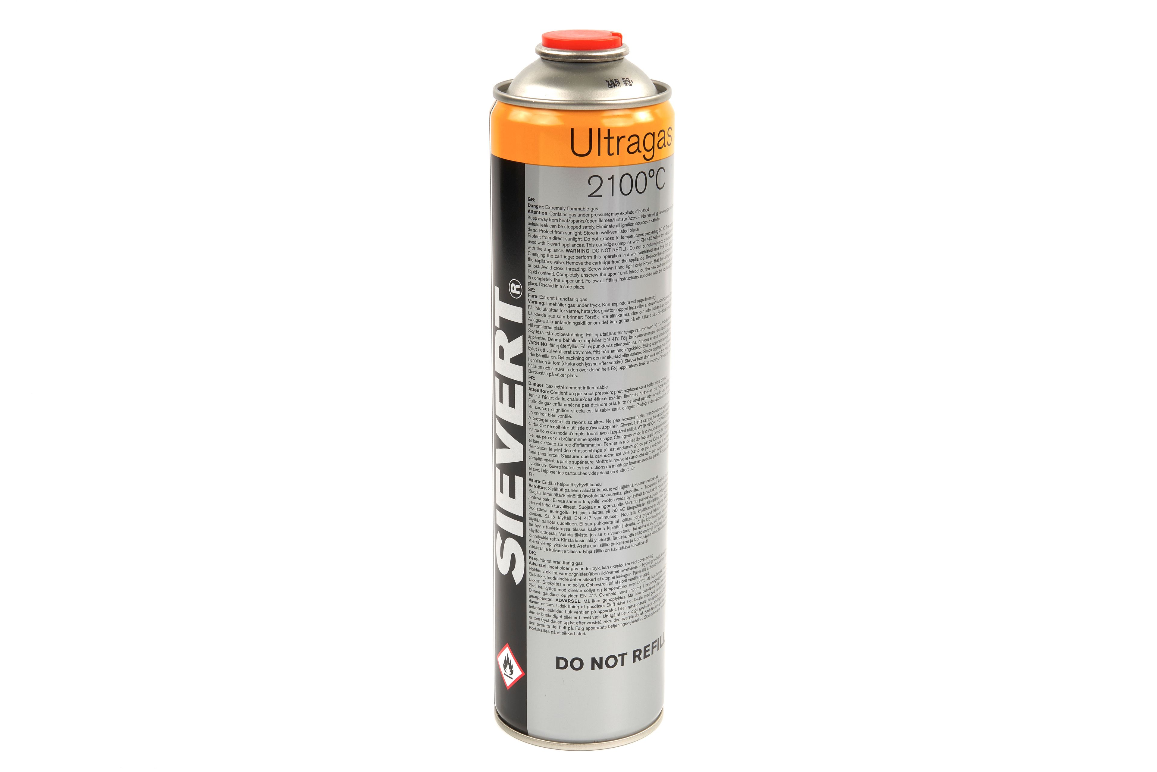 Sievert 220583 Ultra Gas Cartuccia UE (7/16 pollici) 210G - 380ml