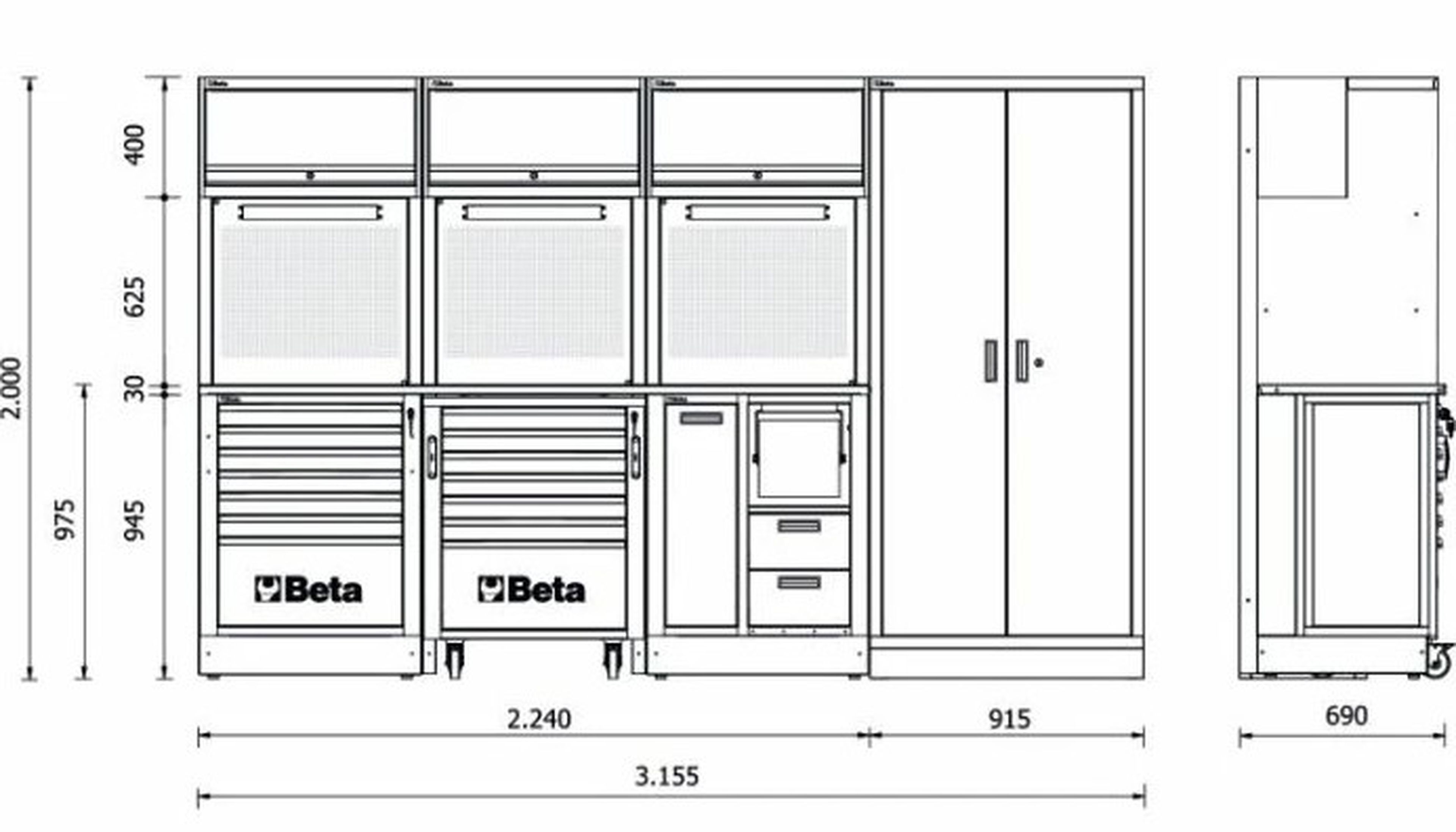Beta werkplaatssysteem RSC50 2.0 F Image 10