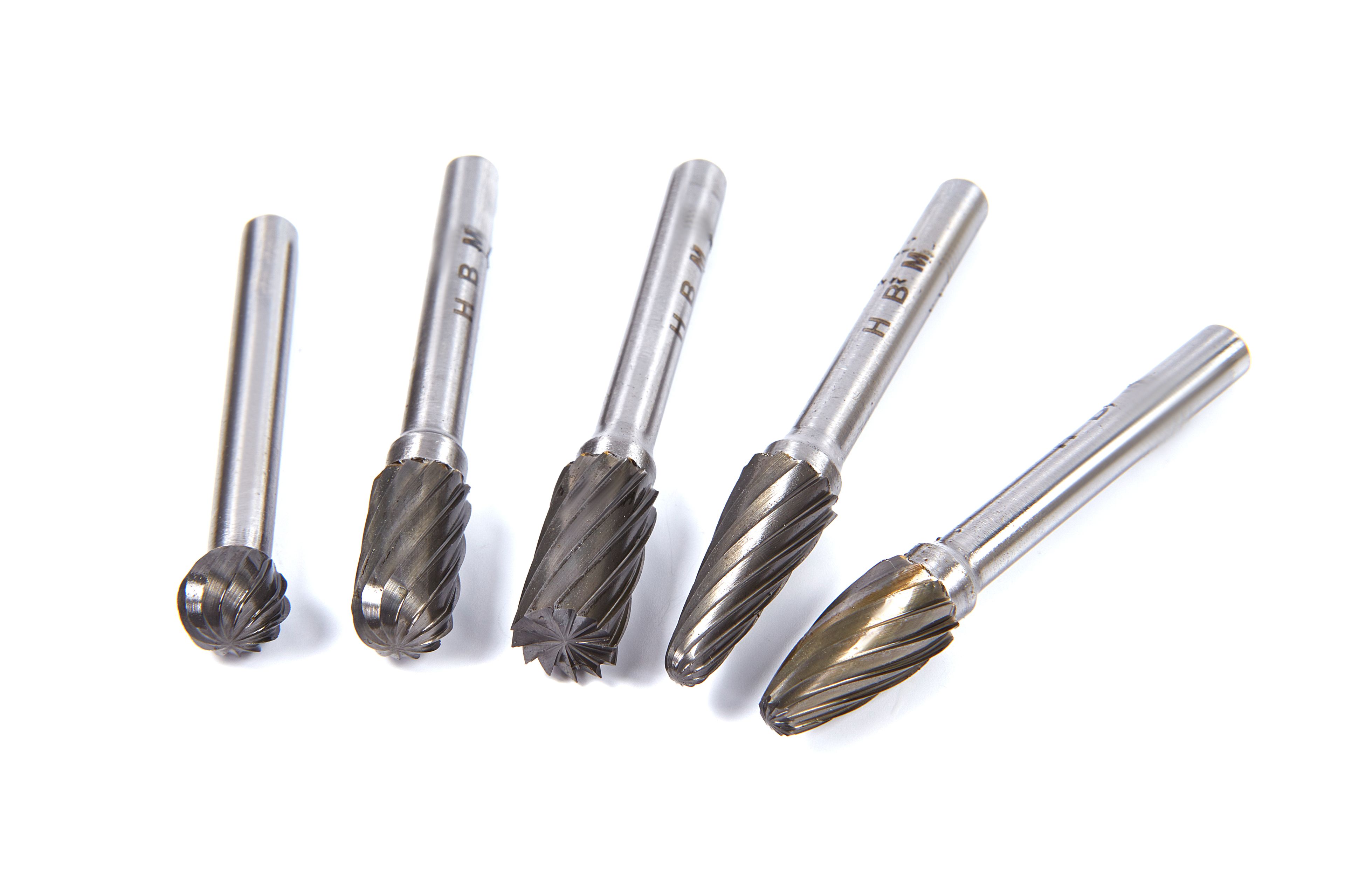 HBM Jeu de 5 fraises en carbure massif pour NON-FERRO Image 3