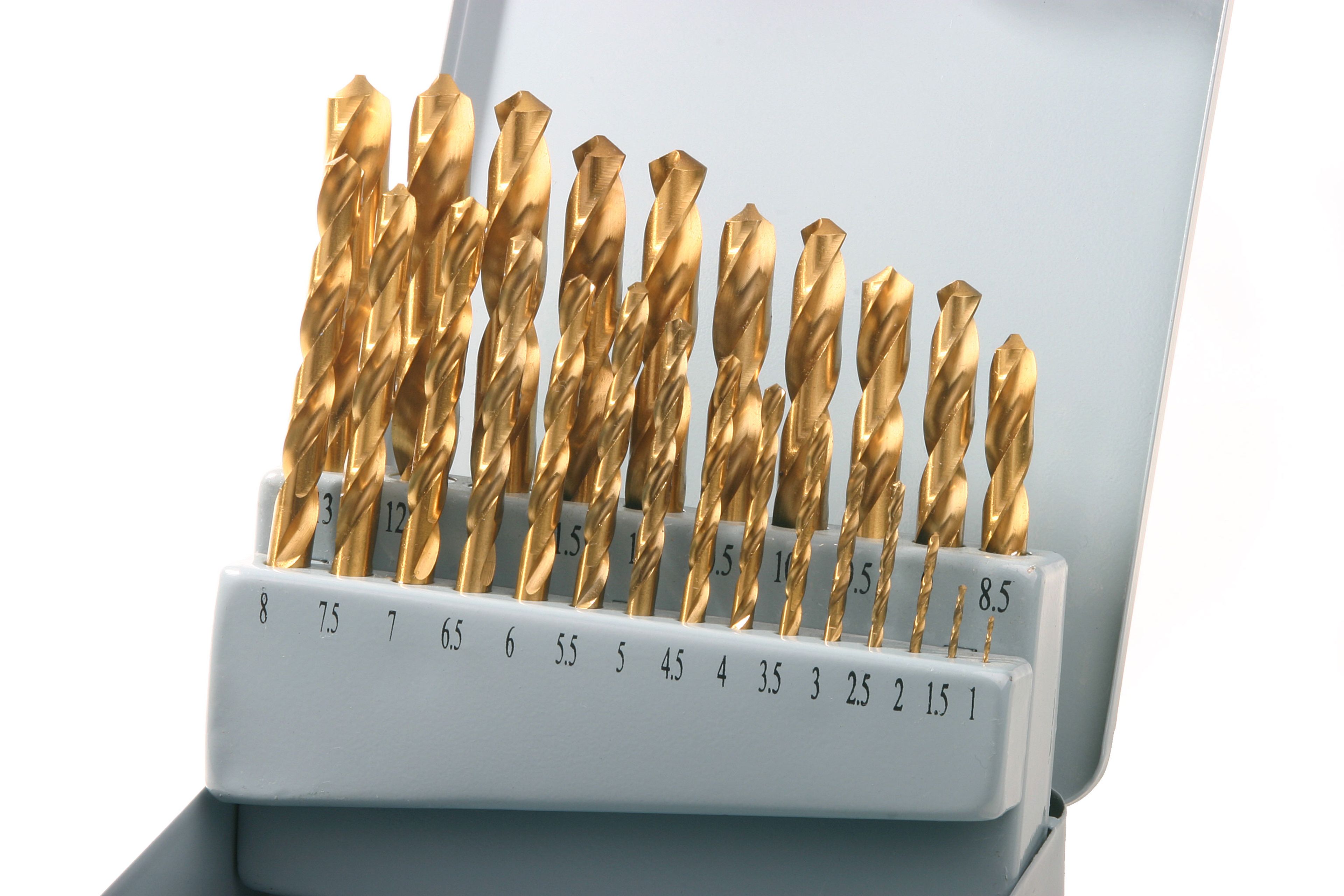 HBM 1-13x0,5mm HSS - Set di punte rivestite in TIN Image 2