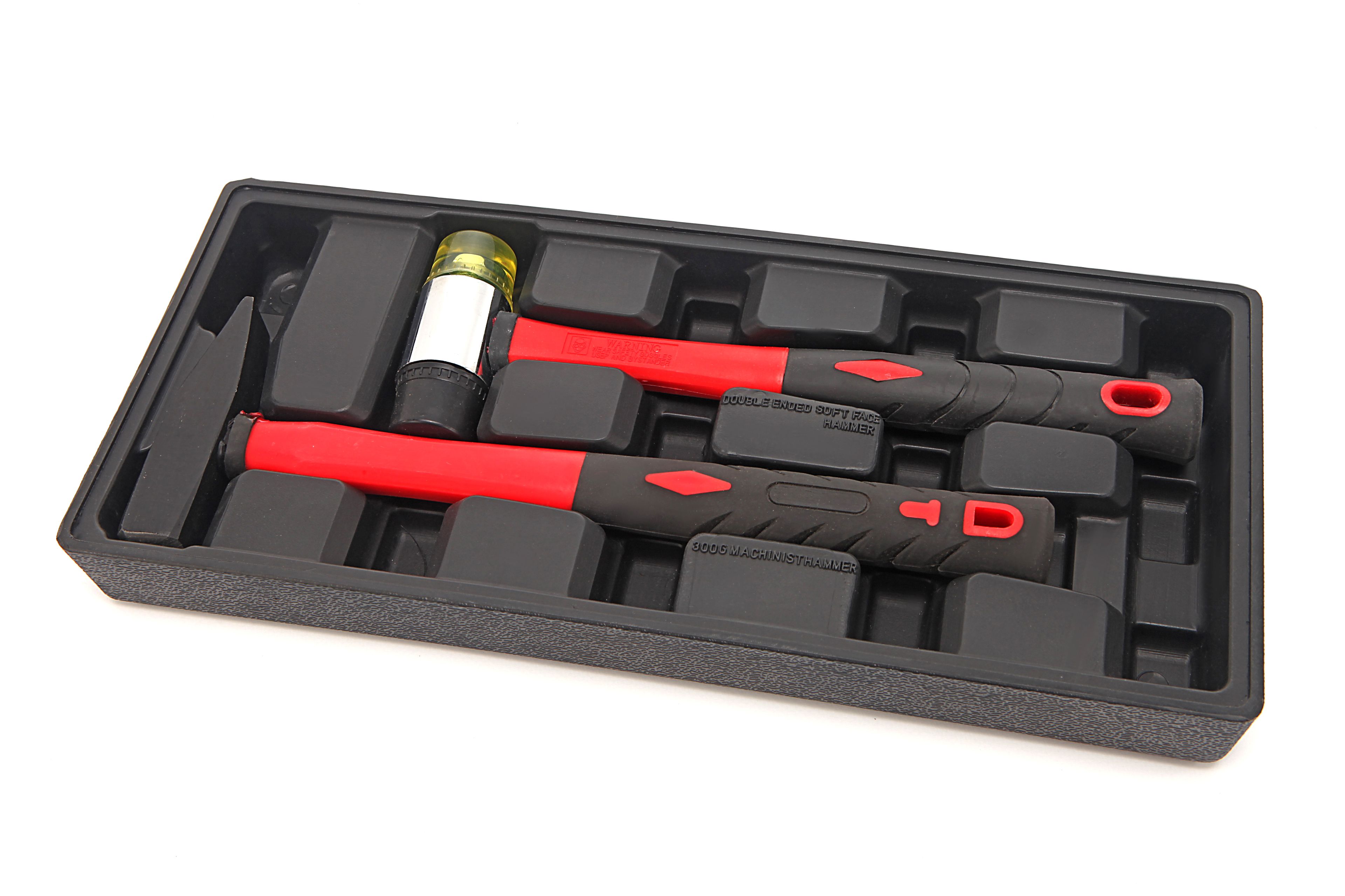 HBM 2 Delige Hamerset Inlay voor HBM Gereedschapswagen