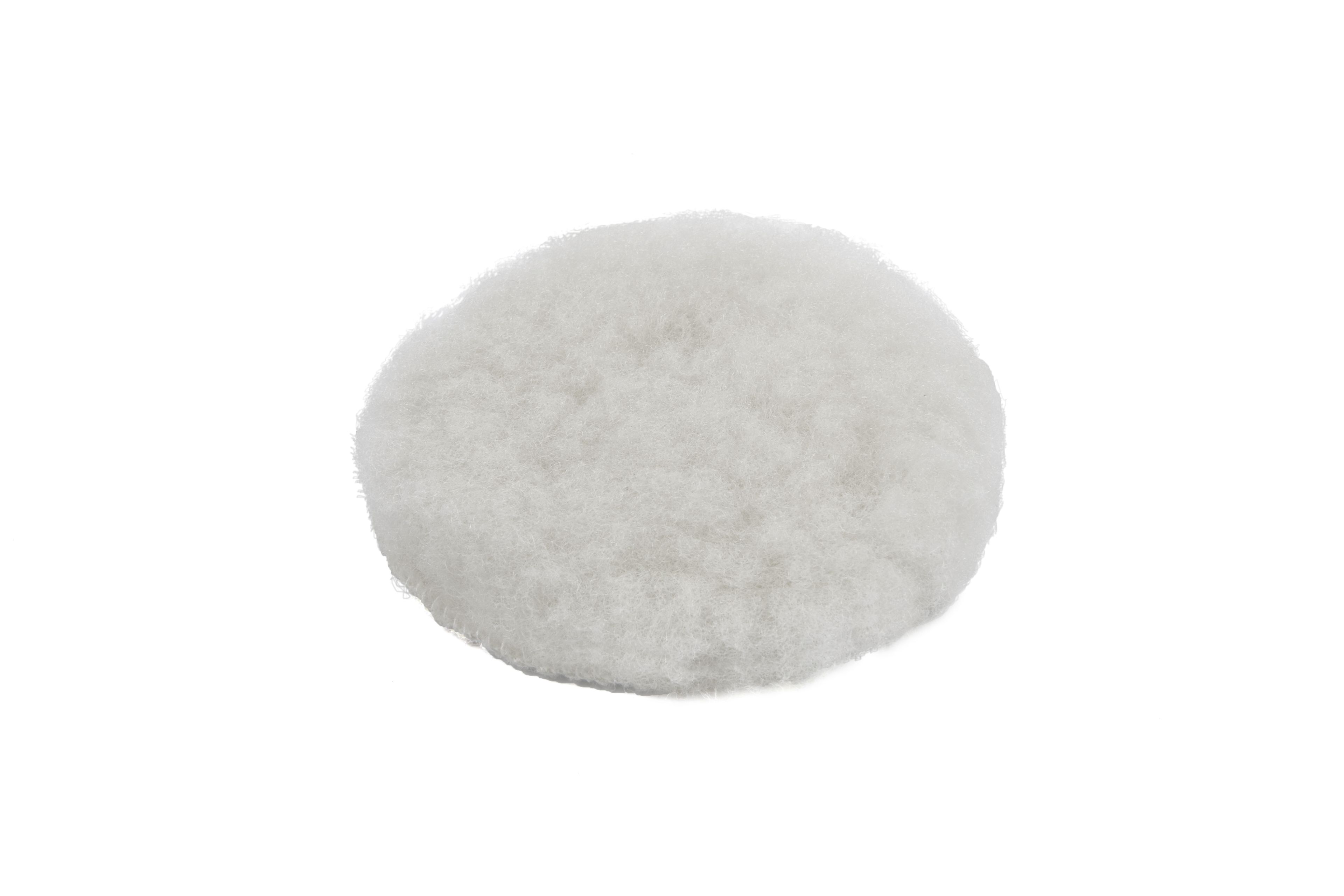 HBM 150 mm Lamswollen Polijstschijf, polijstkussen met klittenband