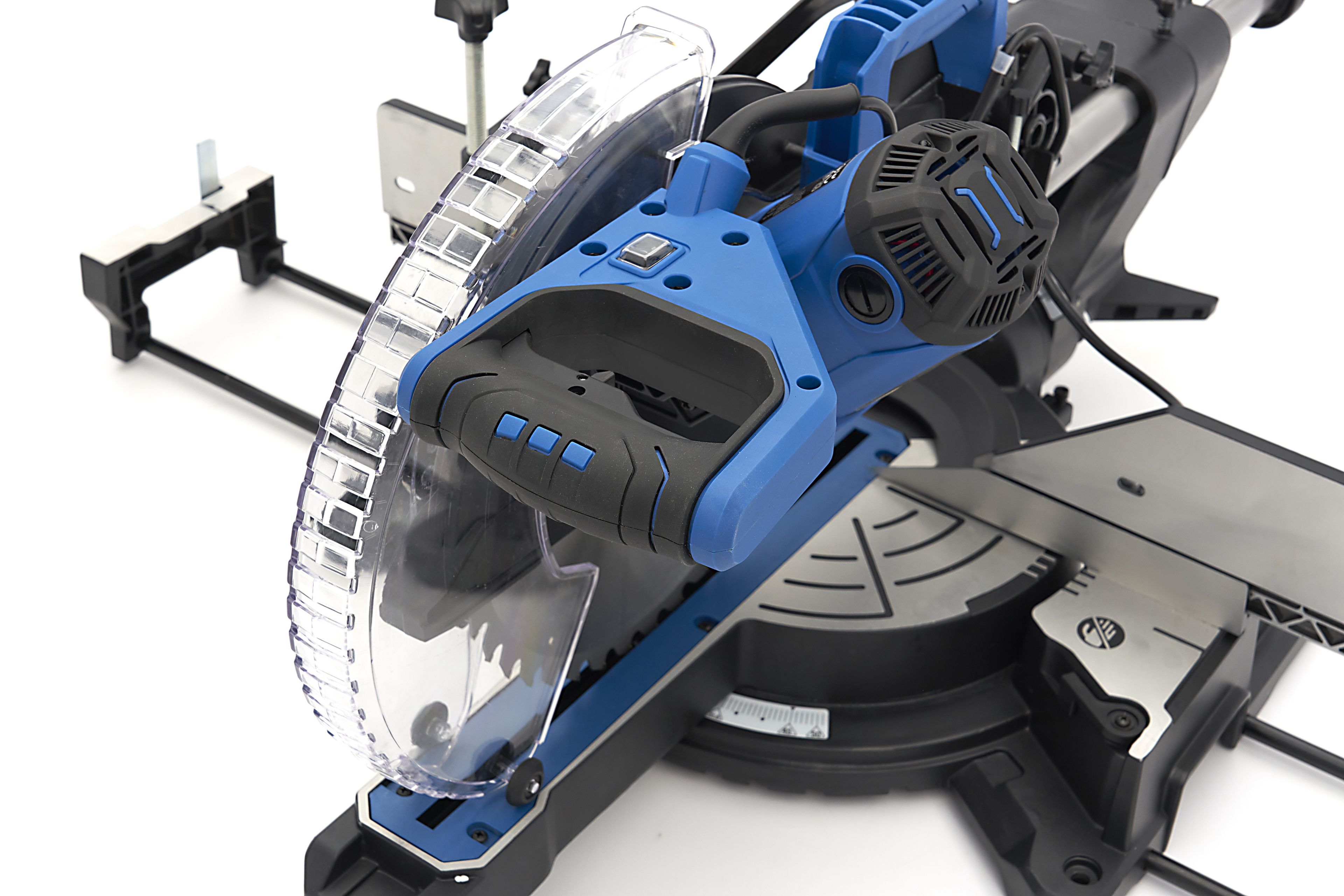 HBM 305 x 108 mm Scie à bras radial, scie à tronçonner, scie à traction avec laser Image 14