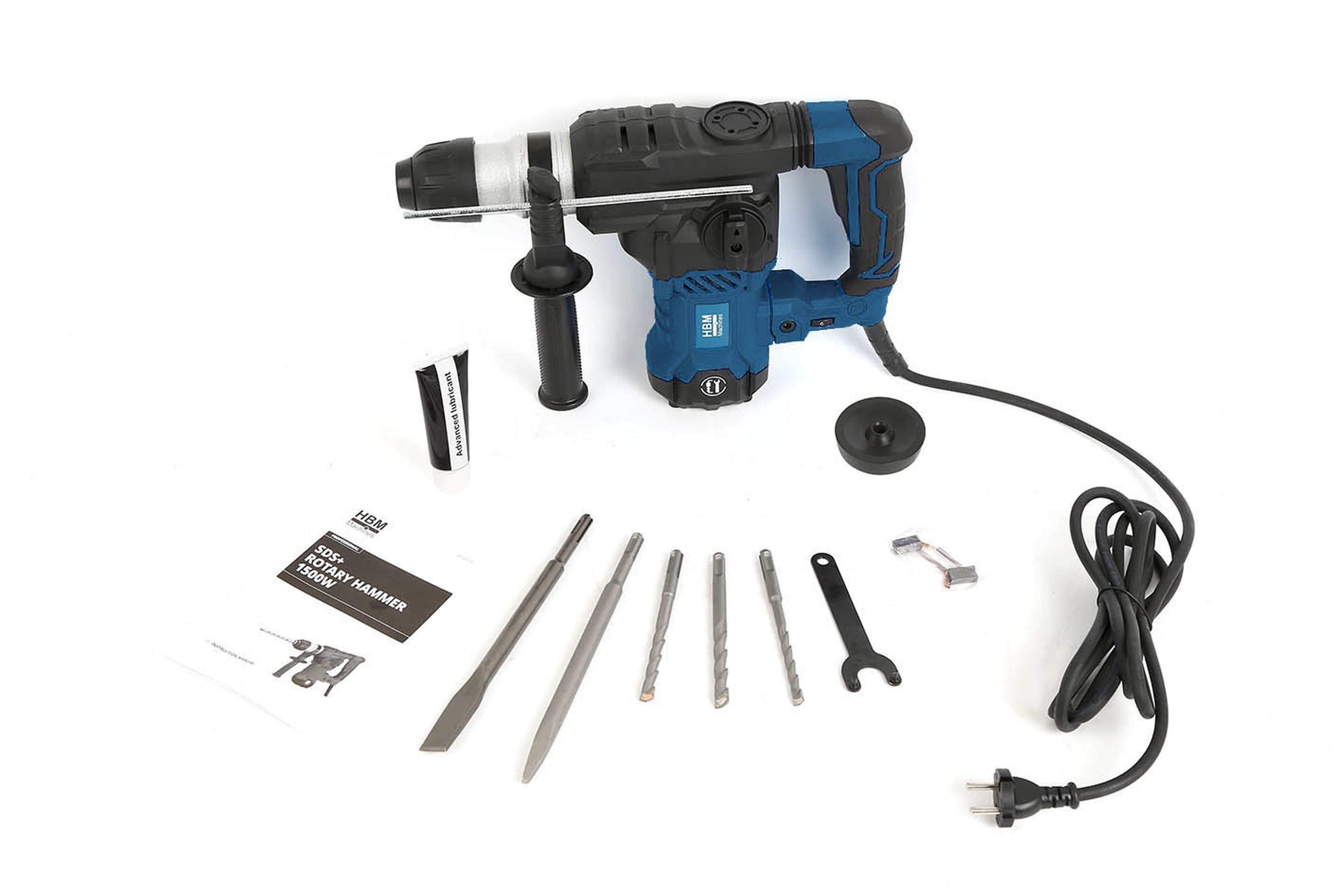 HBM Marteau perforateur/marteau burineur SDS+ 1 500 W Image 8