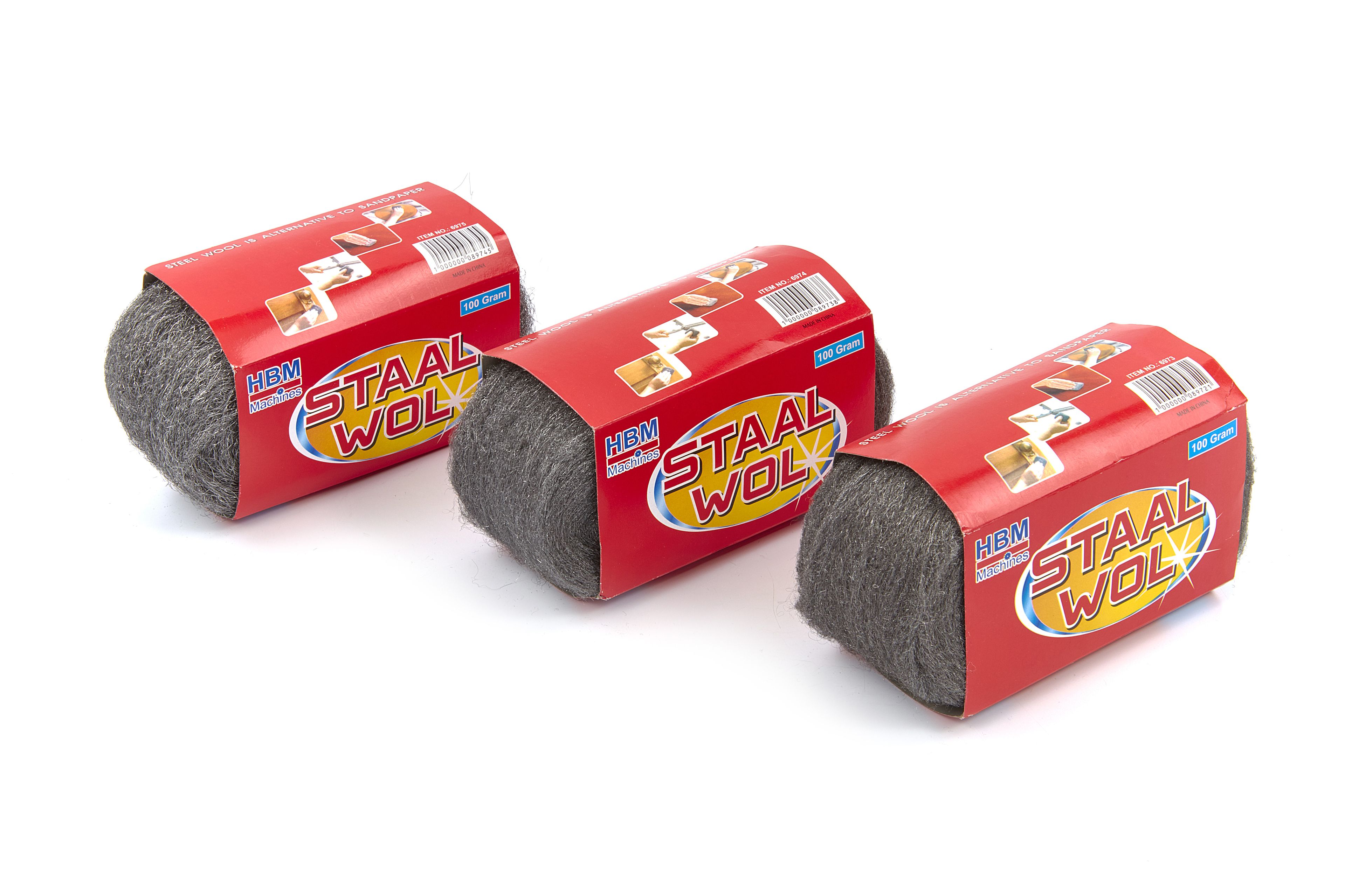 HBM Acciaio lanoso 100 grammi Numero 1 - Ruvido Image 2