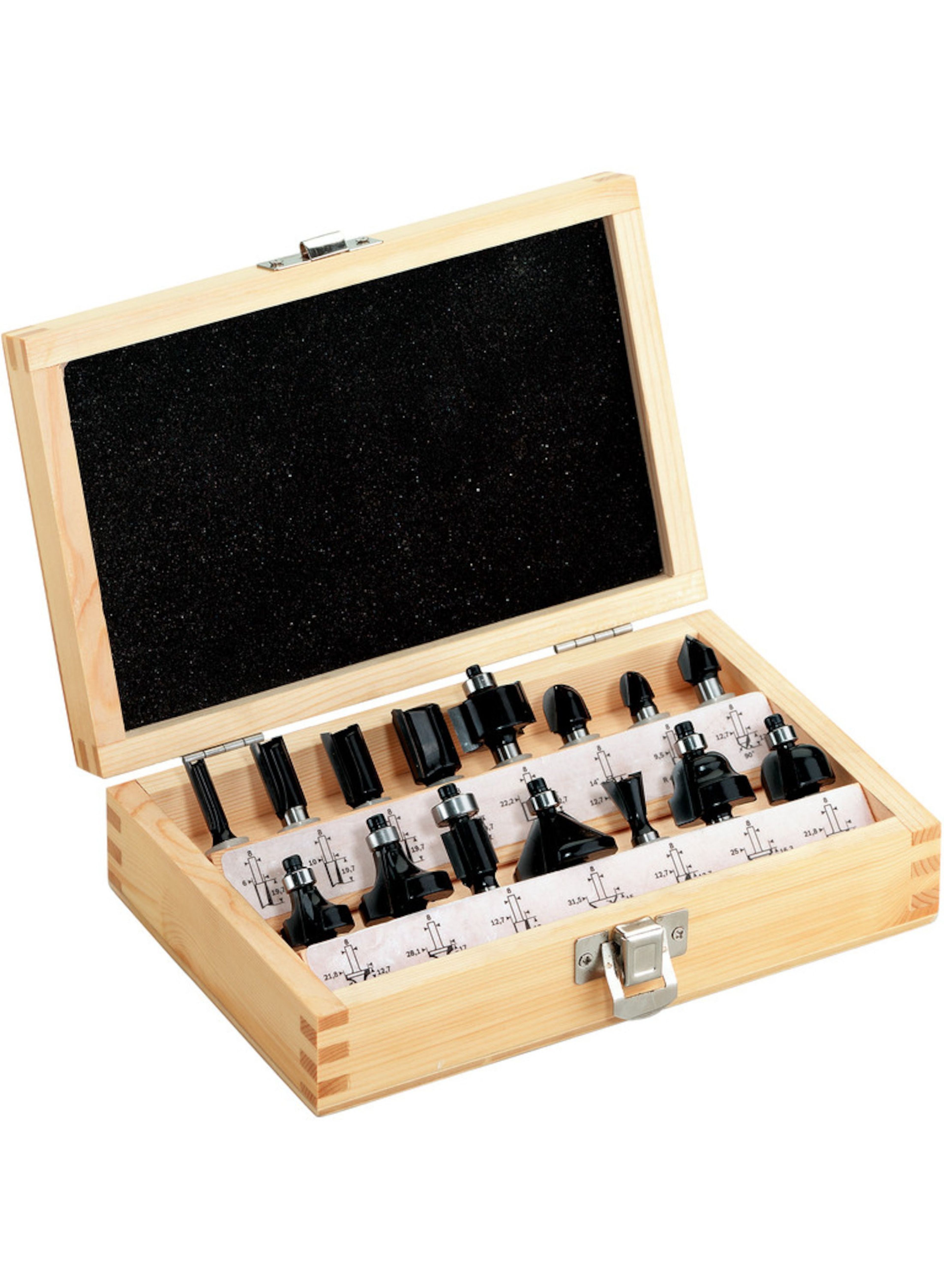 Set di frese Metabo 15 pezzi