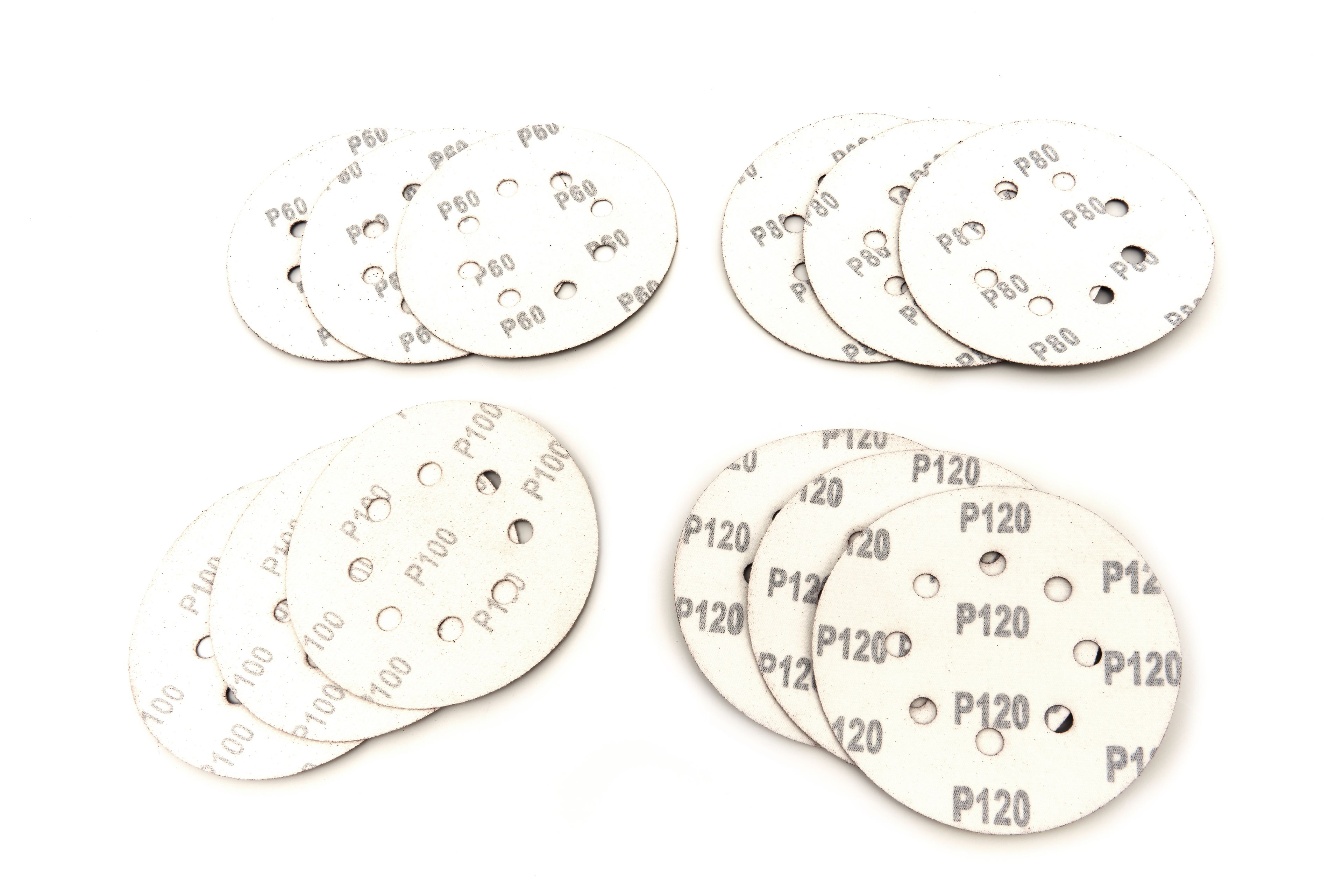 HBM 12 Delige Set Schuurvellen voor de HBM Variabele Excenterschuurmachine 320 Watt Image 2