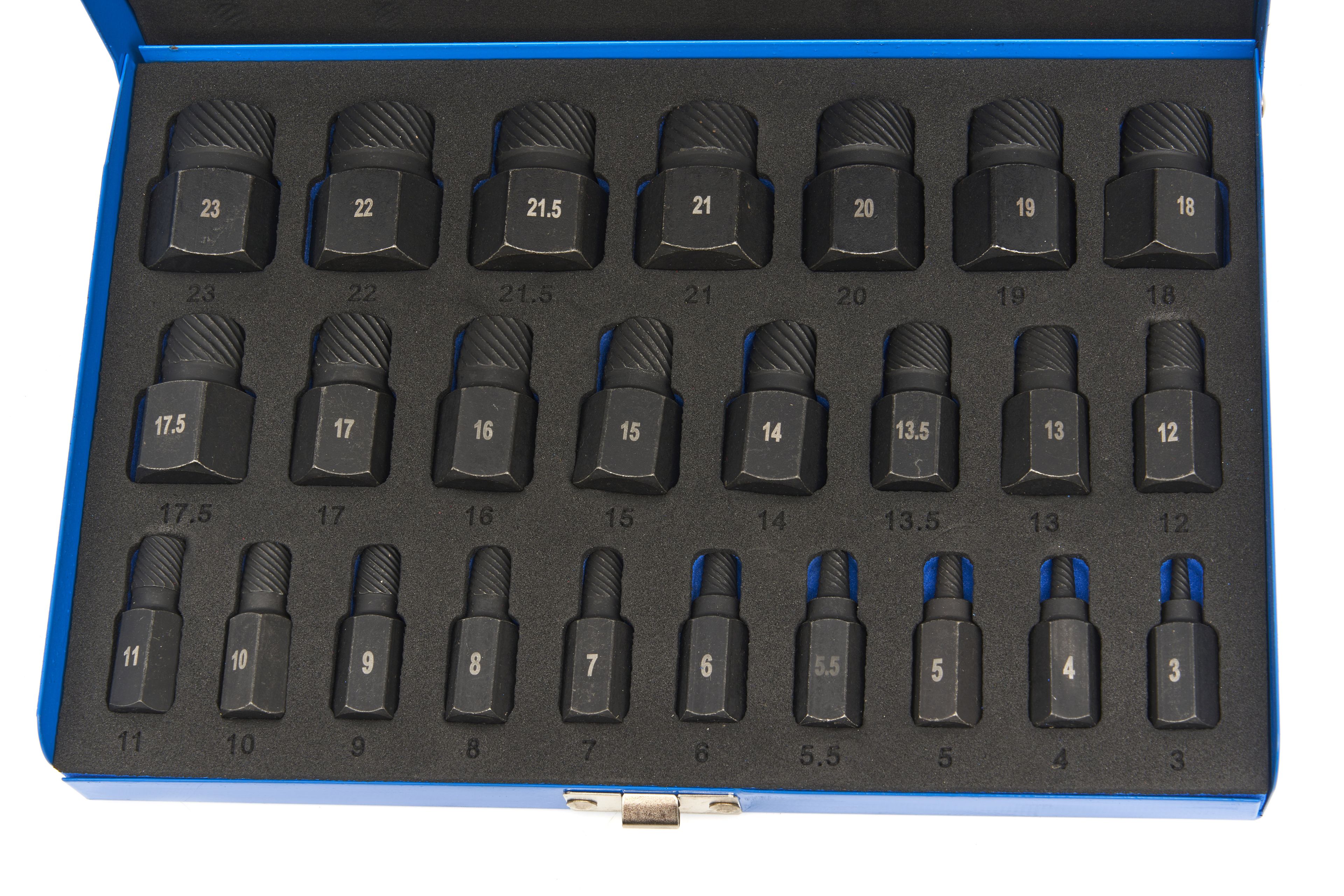 HBM multi-spline schroefextractorset 25-delig Image 2