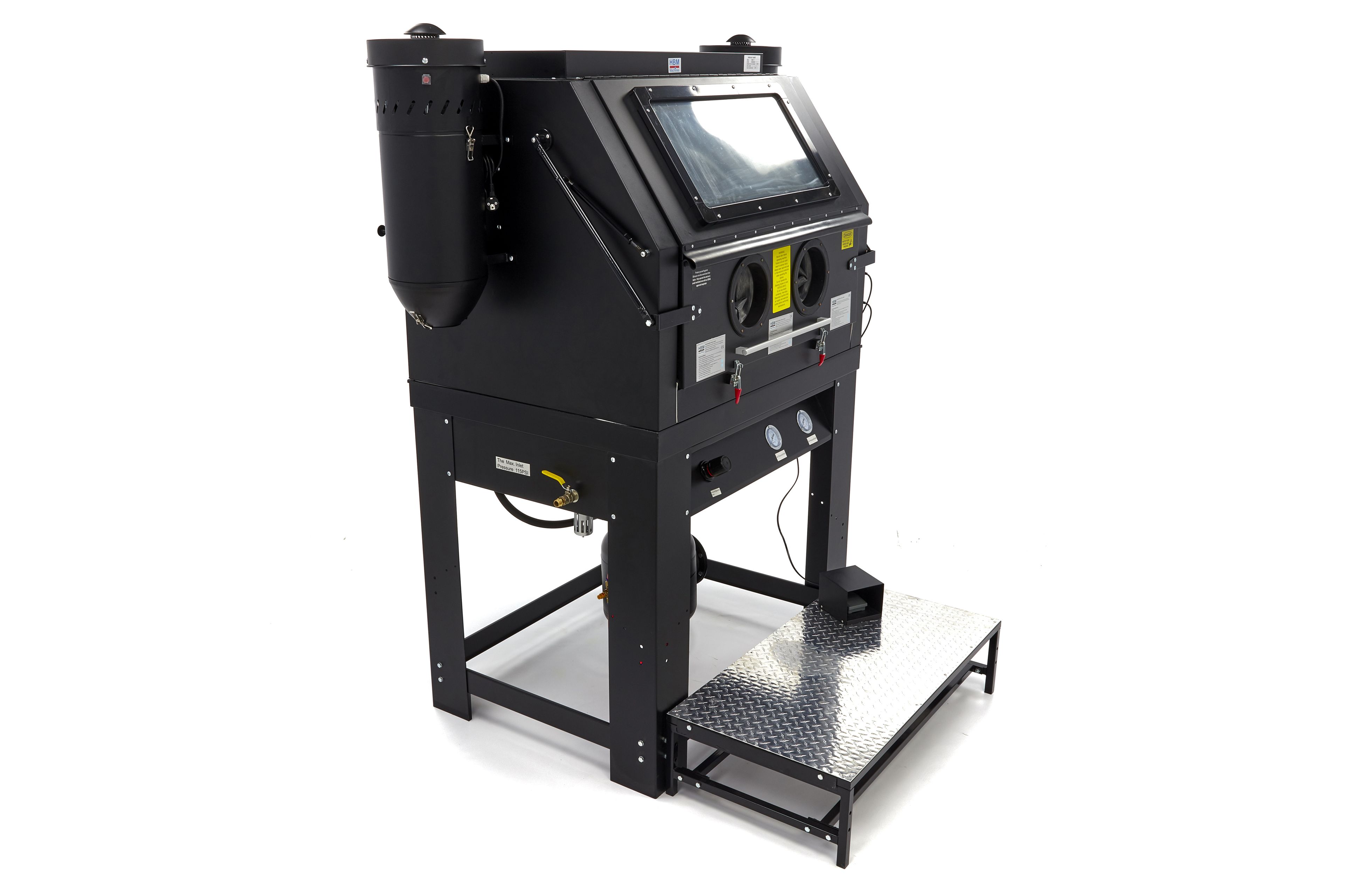 HBM SBC 990 Hochdruck Strahlkabine mit 2 Absaugungen Image 18