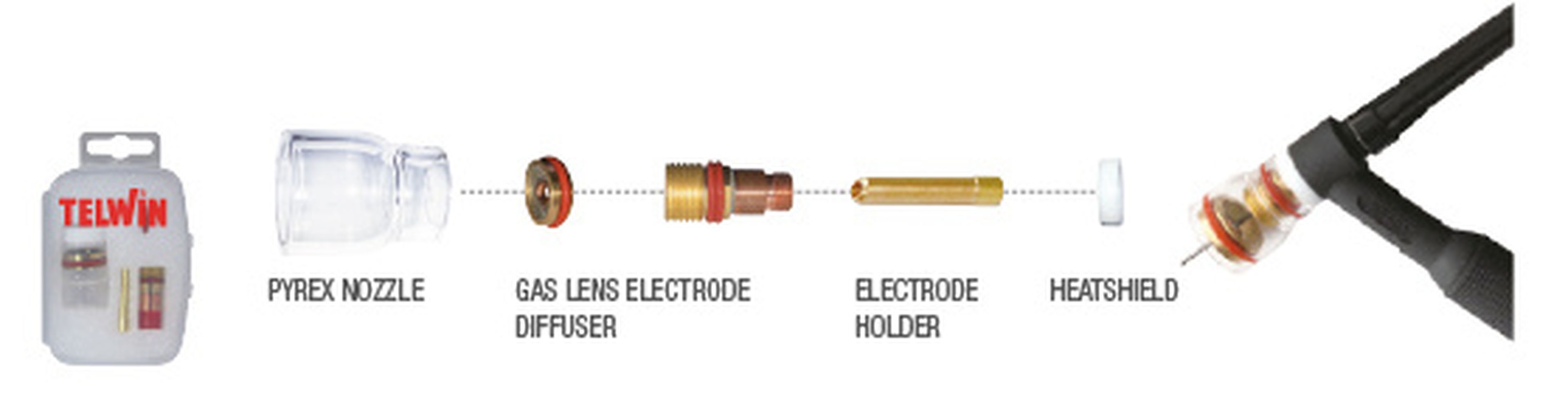Telwin Crystal Champagne box mm 2,4 mm Image 2