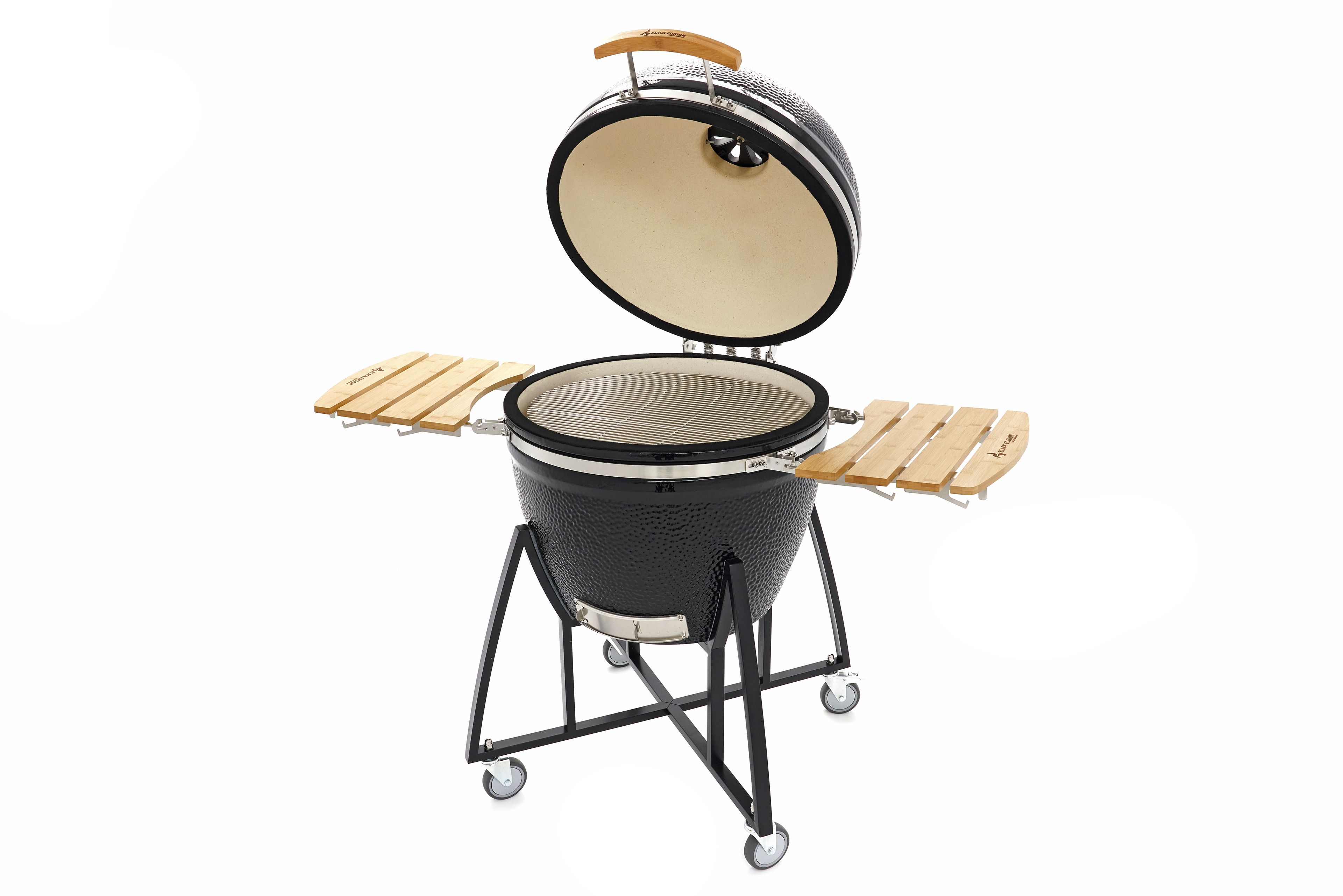 Barbecue en céramique de 68 cm sur roulettes Black Edition Image 6