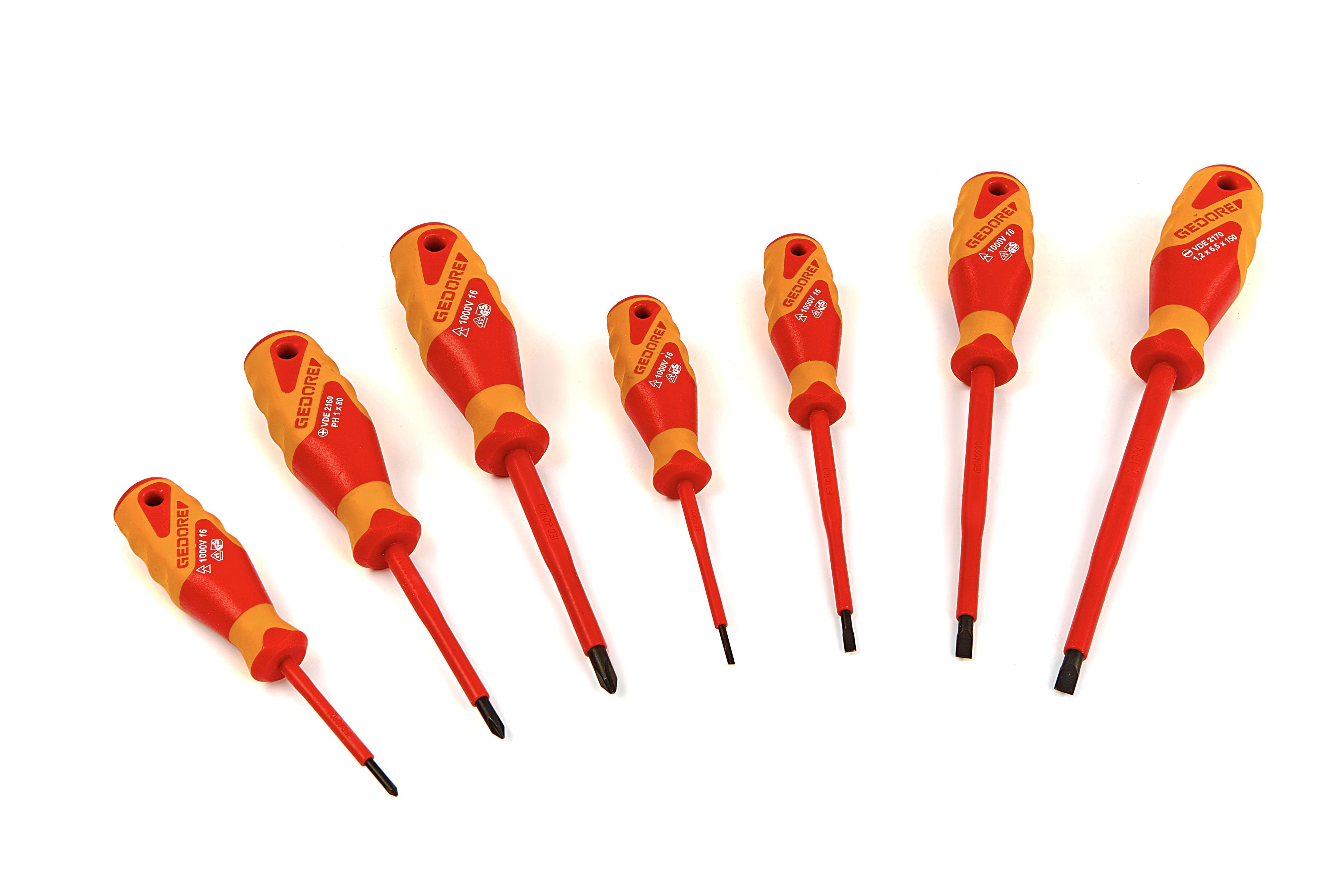 Gedore 7-delige VDE Schroevendraaierset