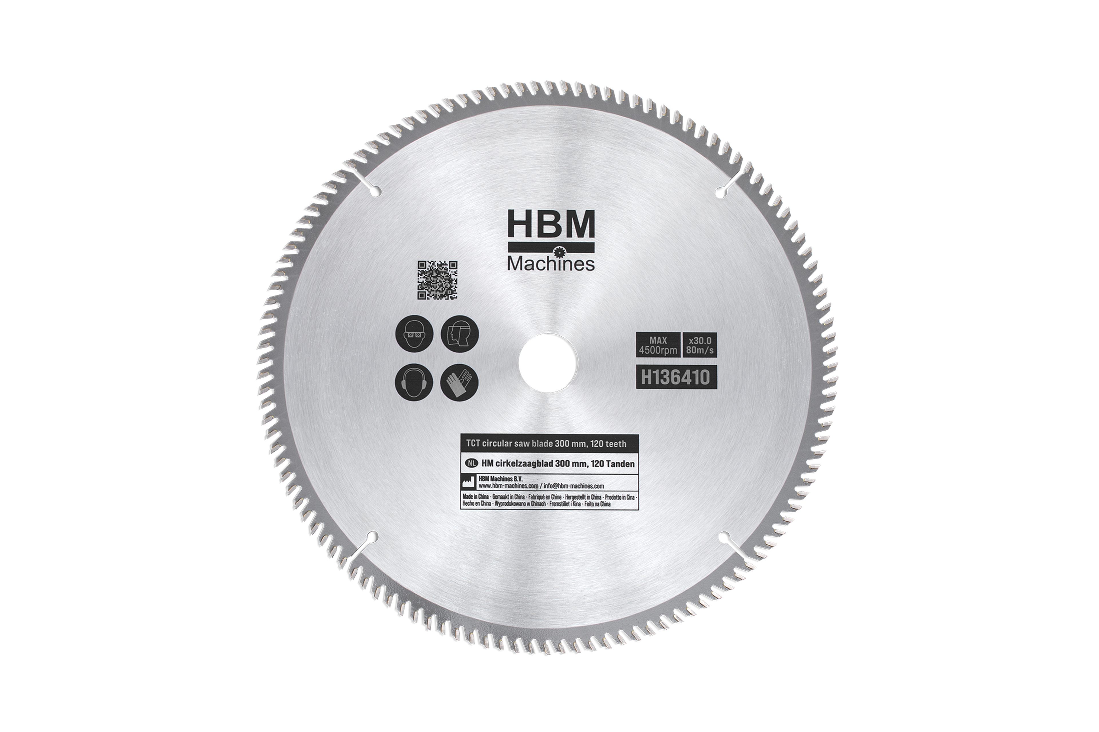 HBM HM-Kreissägeblätter 300 mm 120 Zähne Image 1