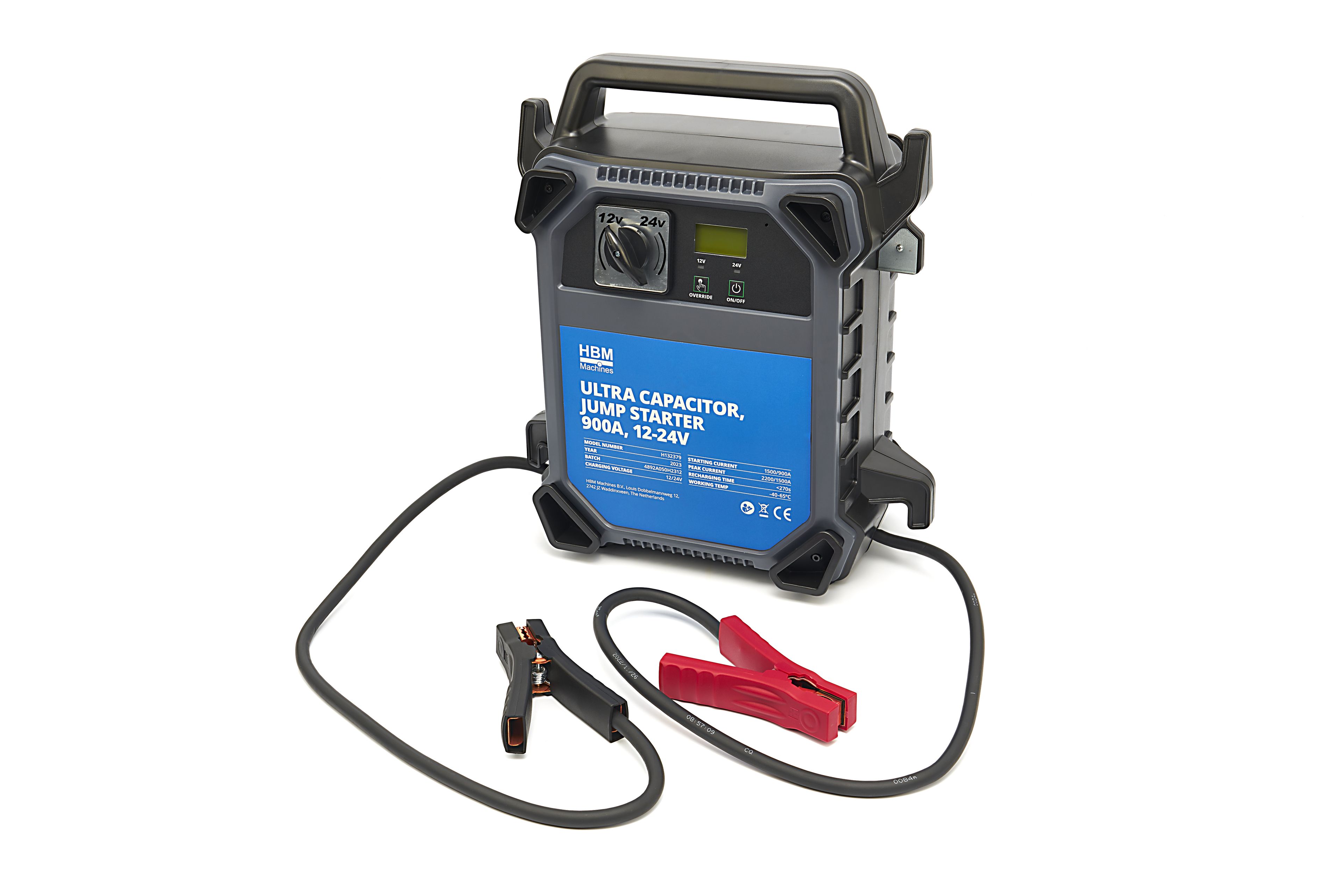 HBM ultra capacitor jumpstarter, 900A, 12 - 24 Volt Image 4