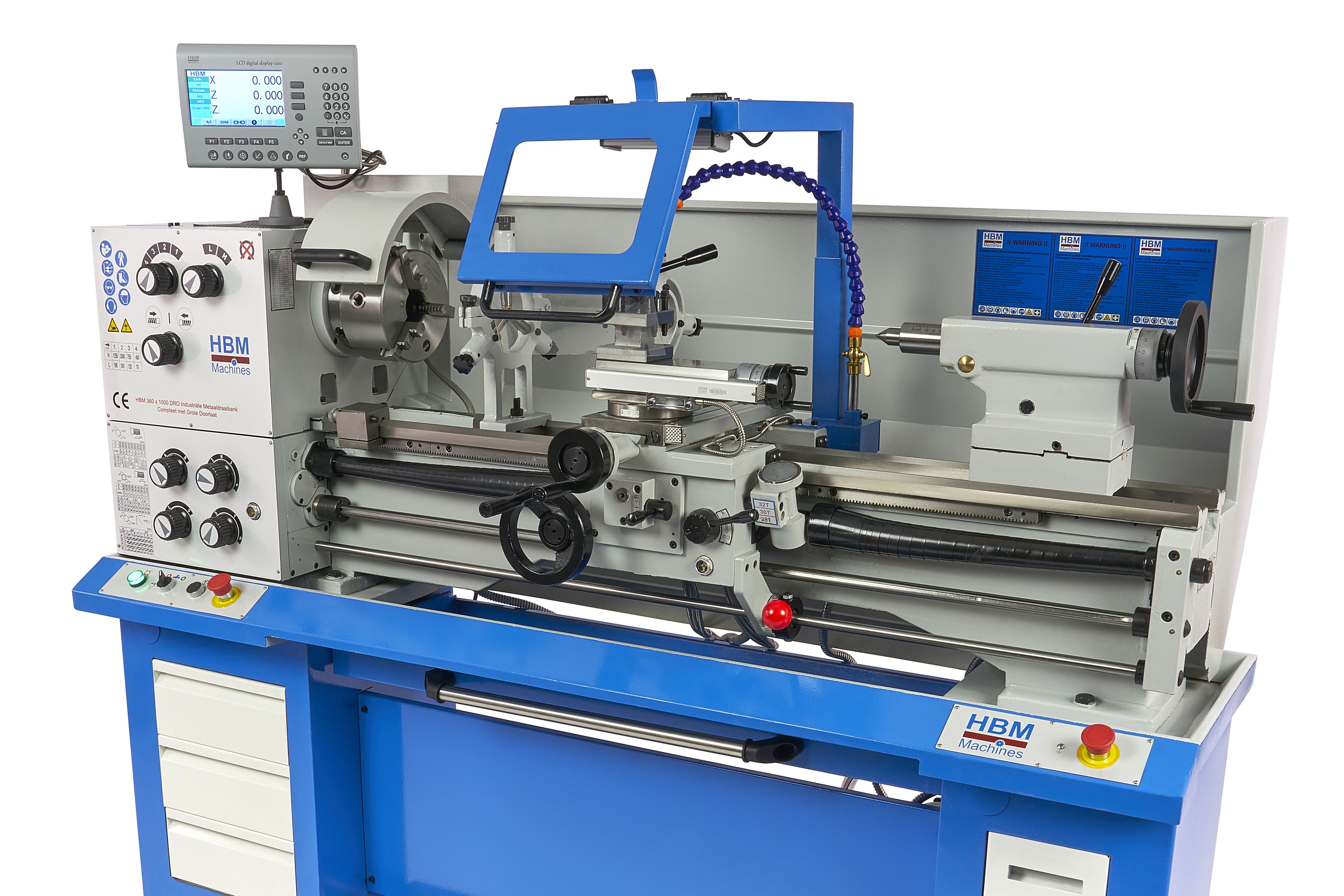 HBM tour à métaux 360 x 1000 DRO 230 Volt Image 11