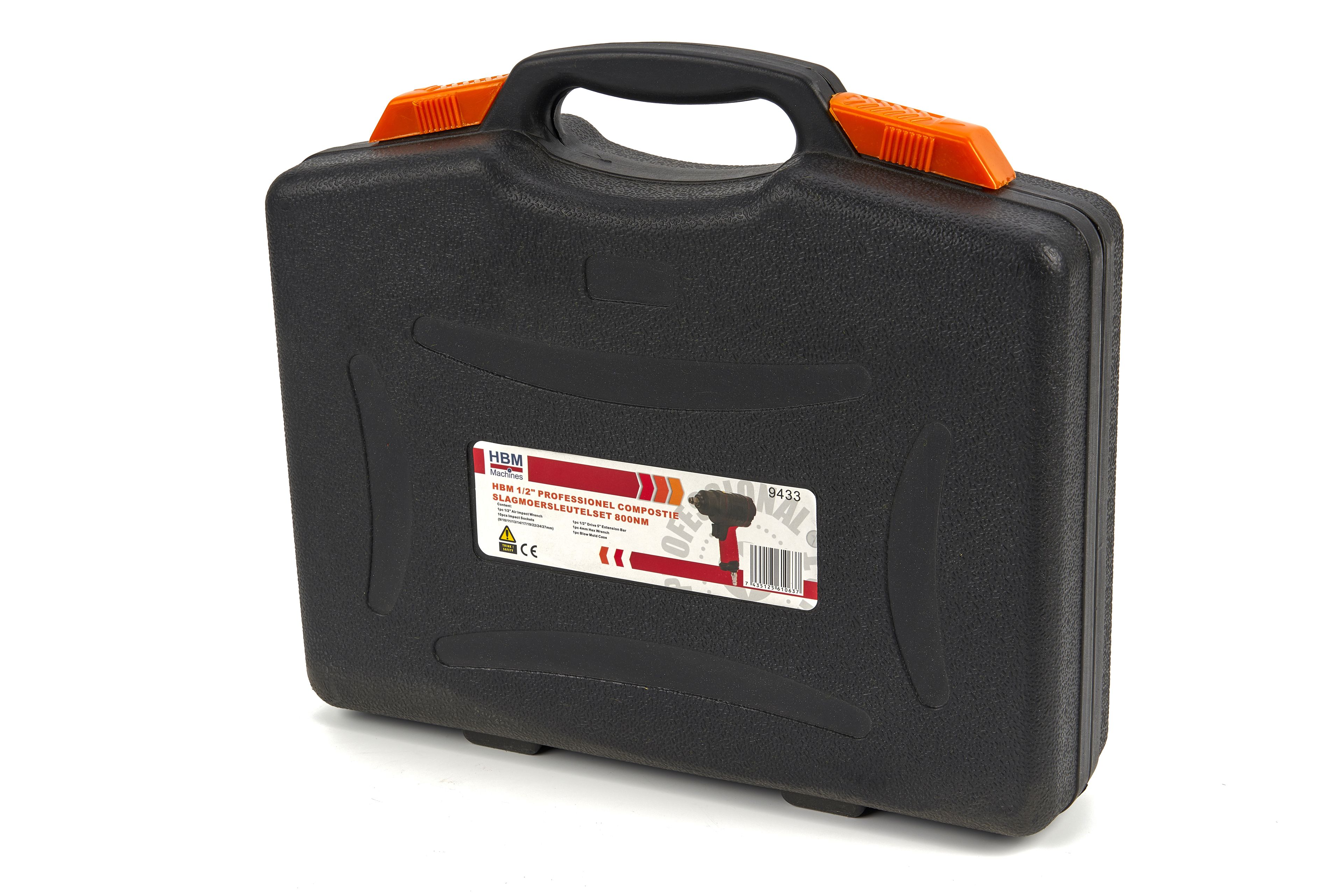 HBM 1/2 inch Professionel Composiet Slagmoersleutelset 800NM Image 10