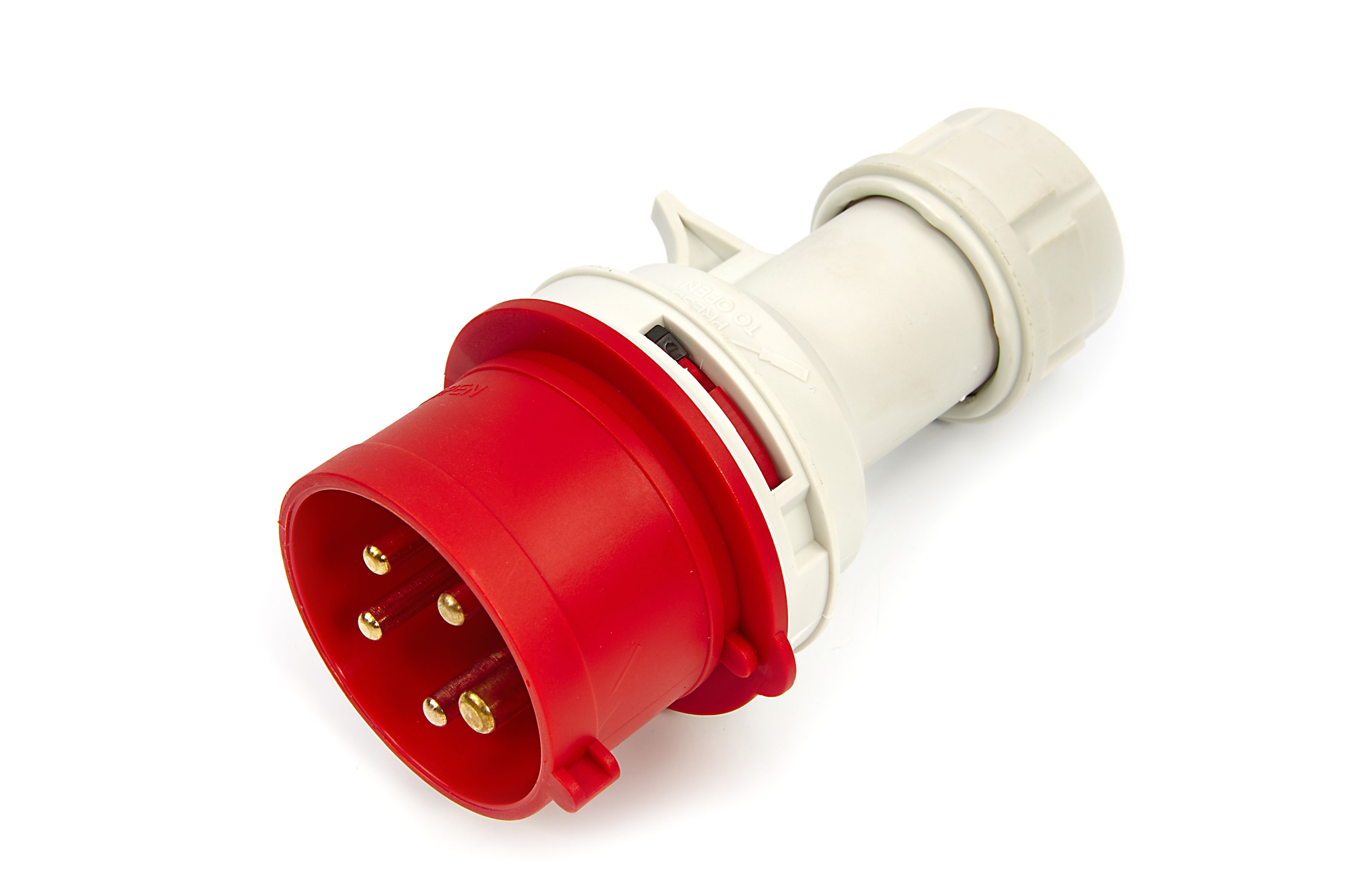 HBM Cee Form Stekker 400 Volt 16A, 5 Polig, 6h, IP44